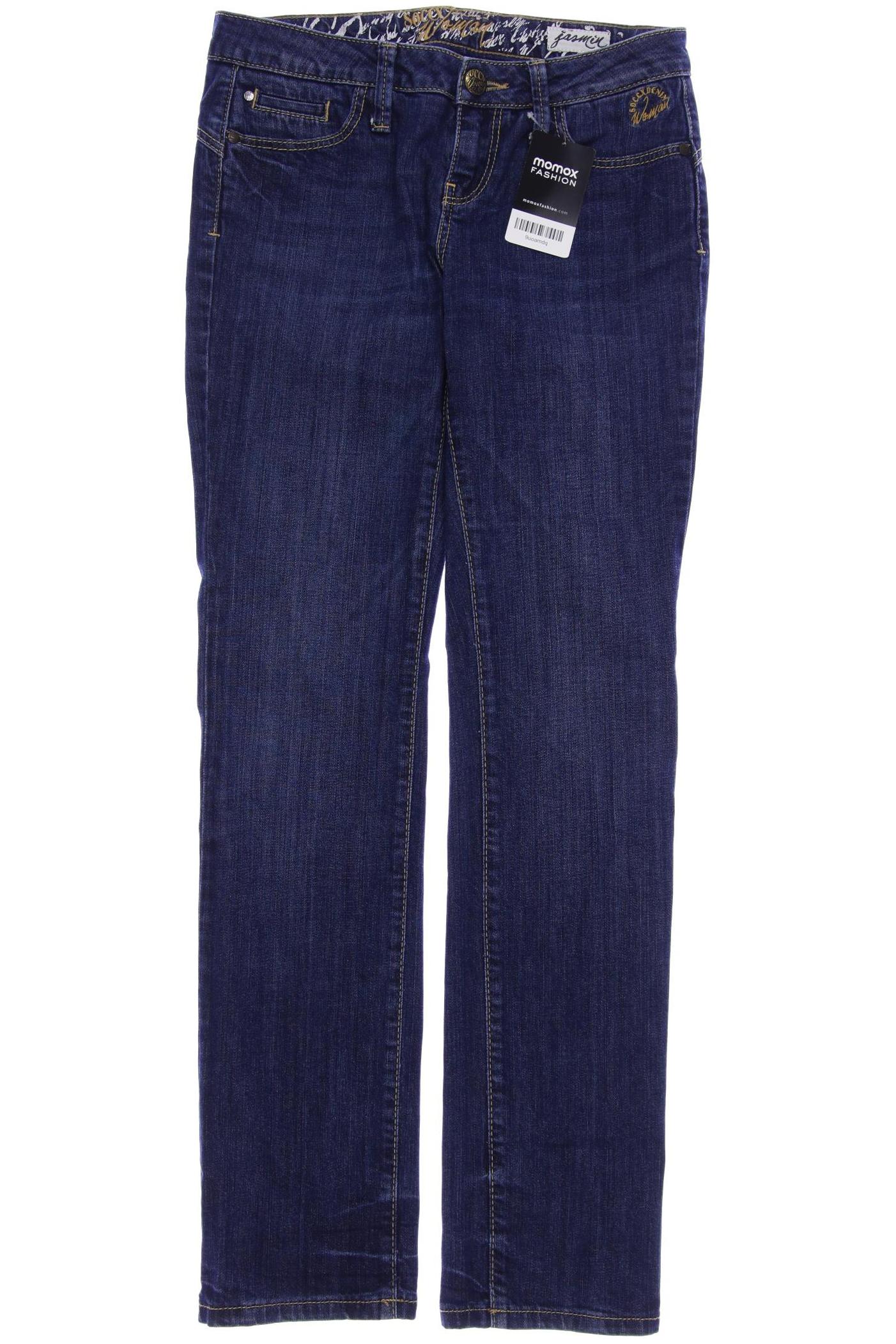

Soccx Damen Jeans, blau, Gr. 34