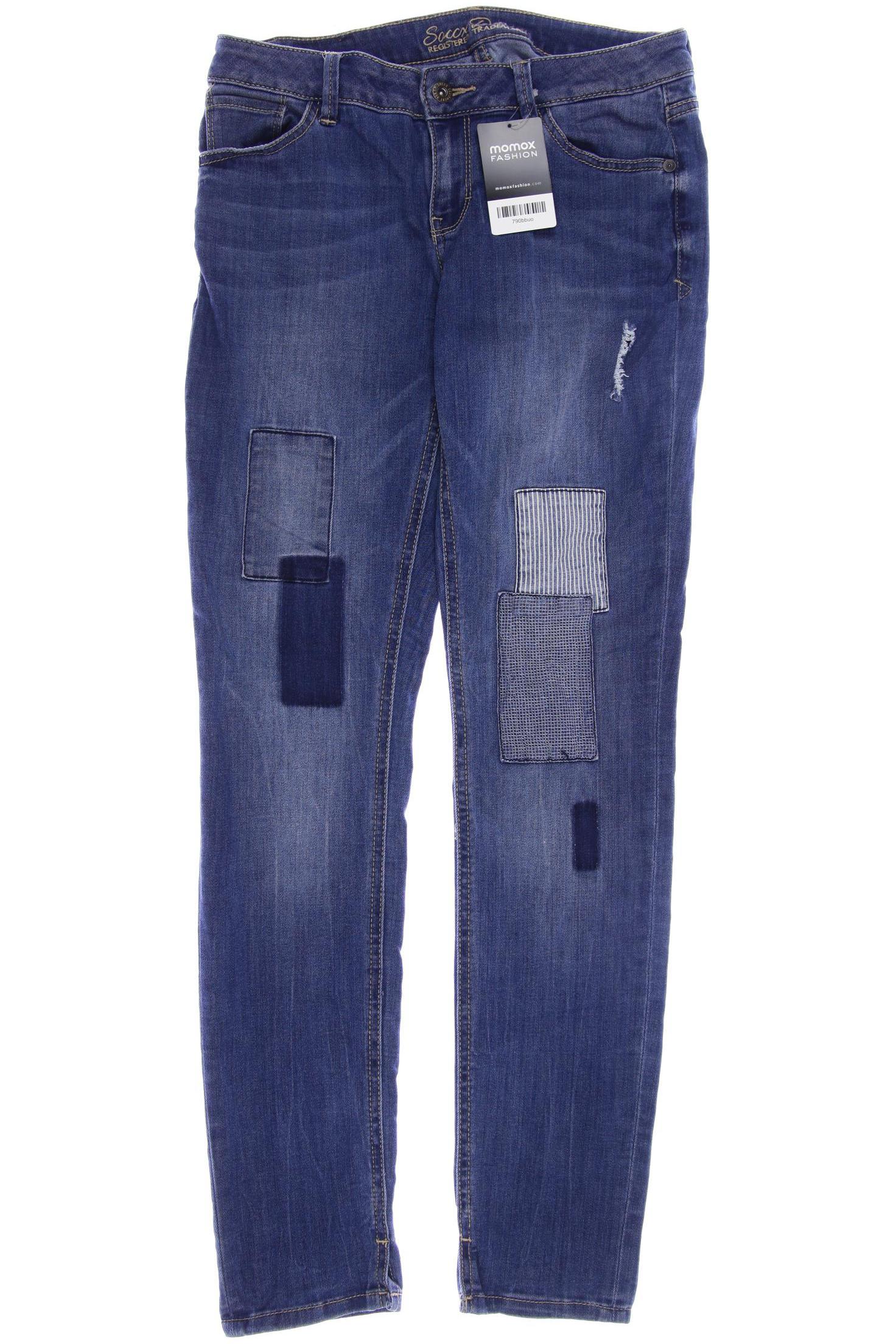 

SOCCX Damen Jeans, blau