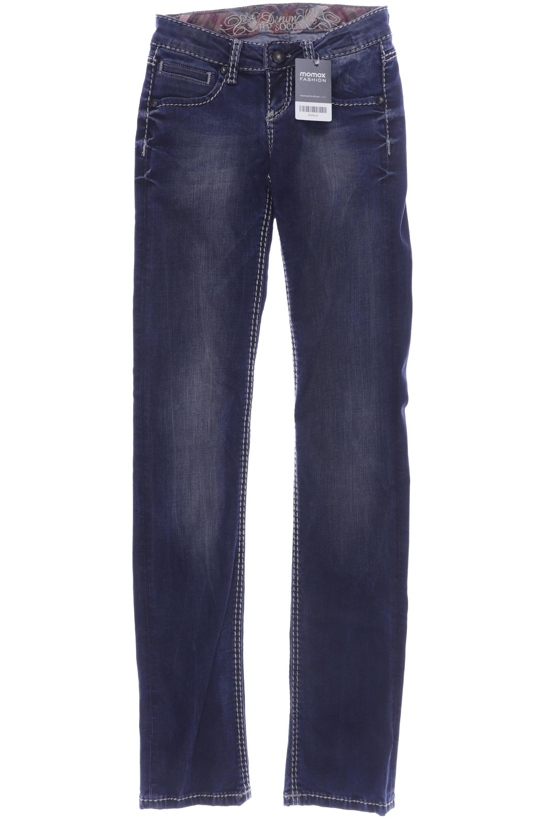

SOCCX Damen Jeans, marineblau