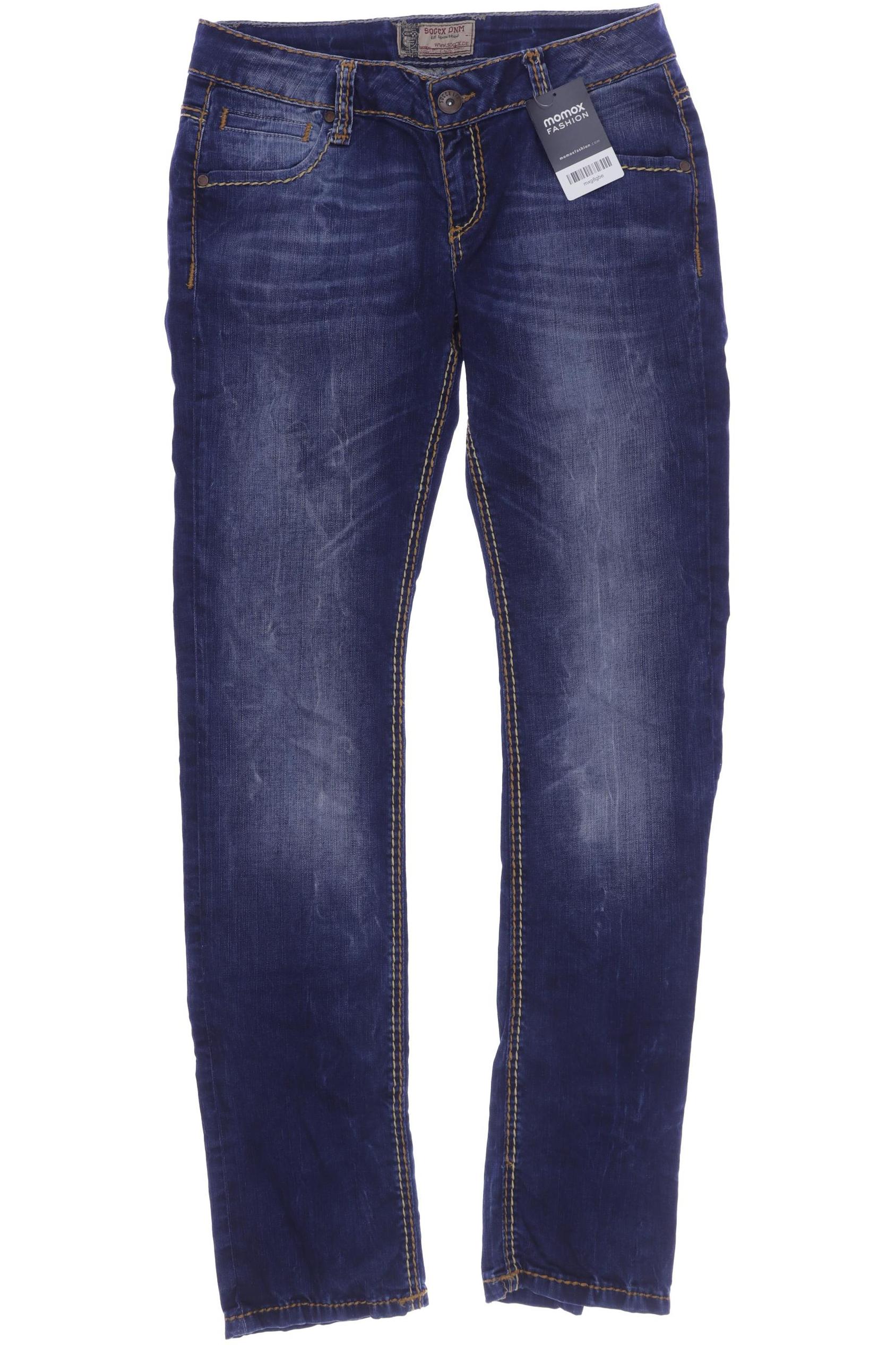 

SOCCX Damen Jeans, marineblau