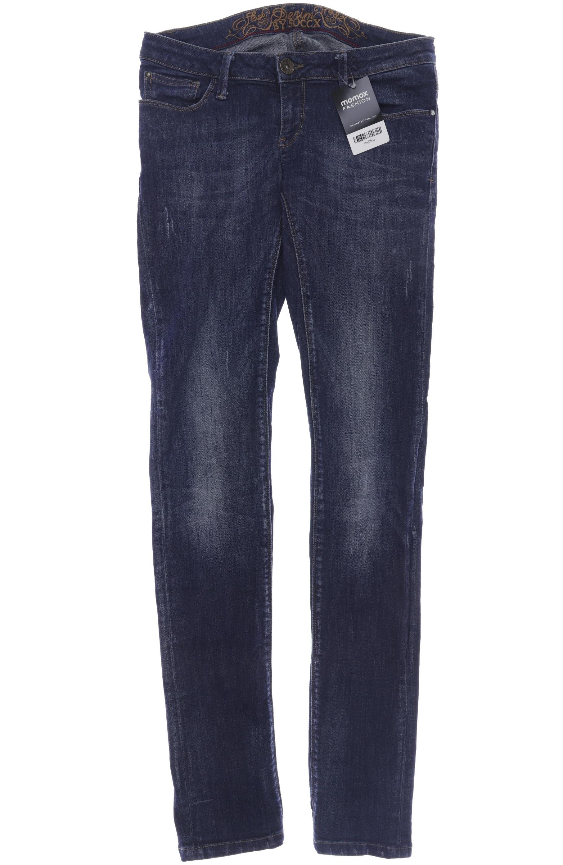 

Soccx Damen Jeans, marineblau, Gr. 30