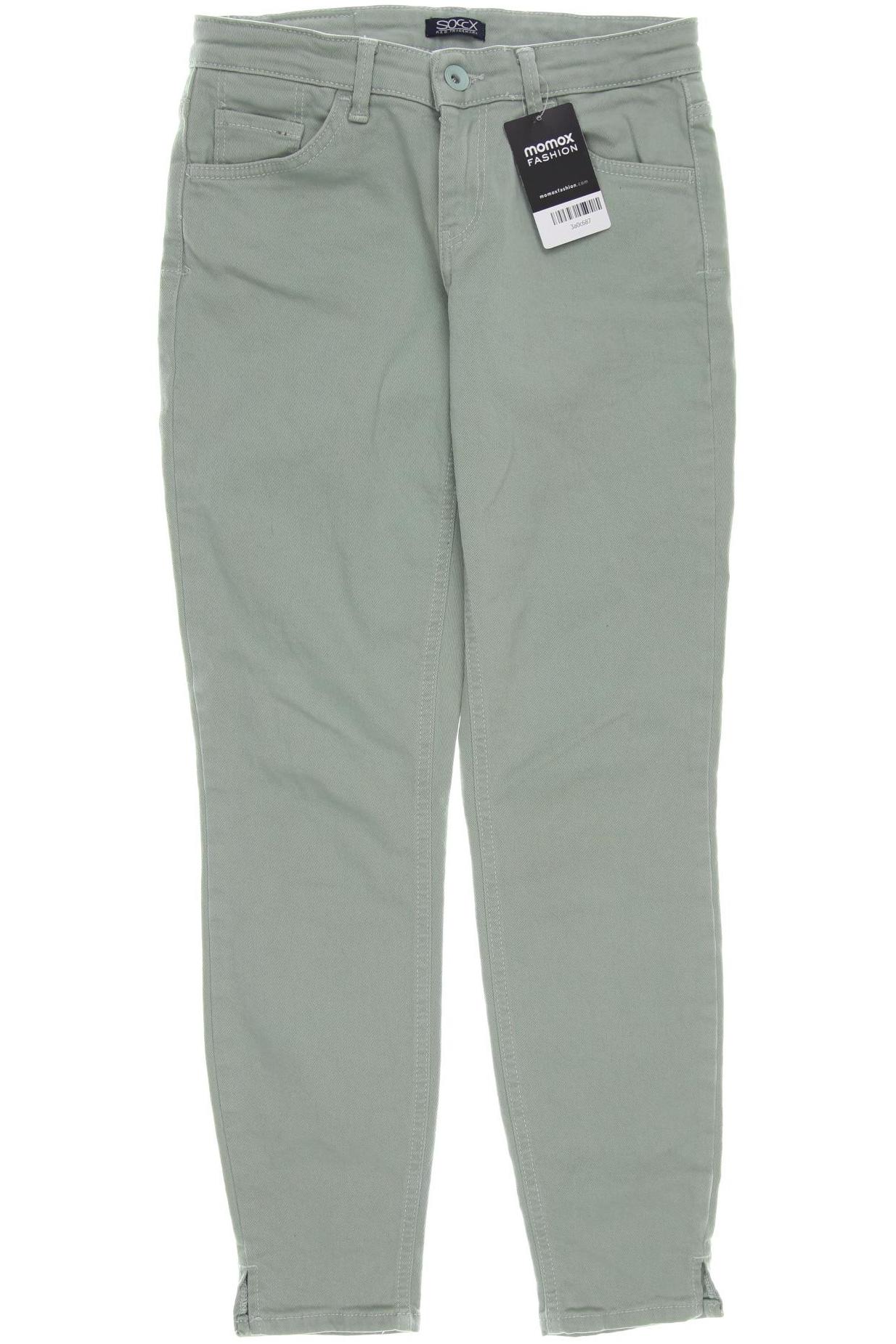 

SOCCX Damen Jeans, hellgrün