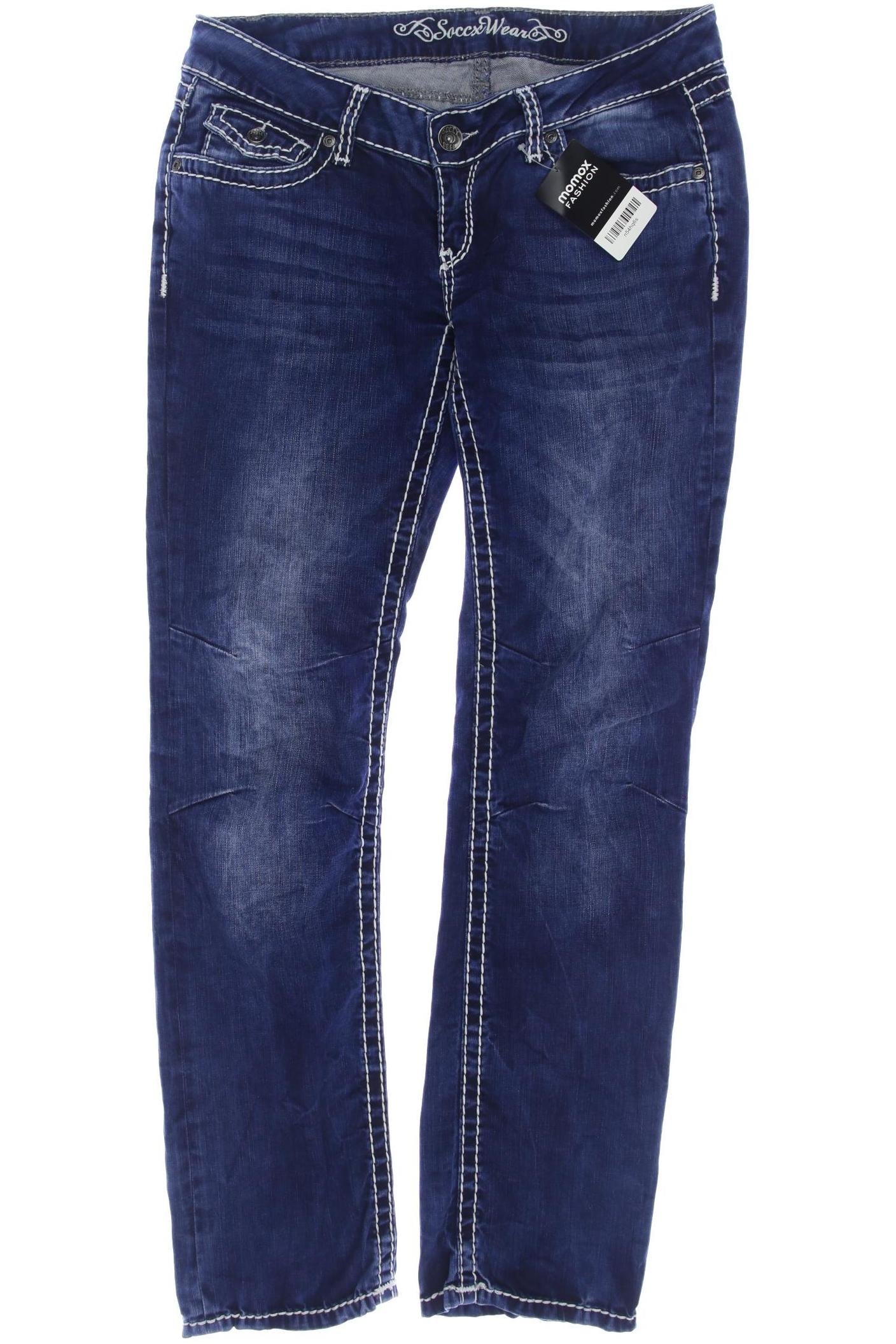 

Soccx Damen Jeans, marineblau, Gr. 30
