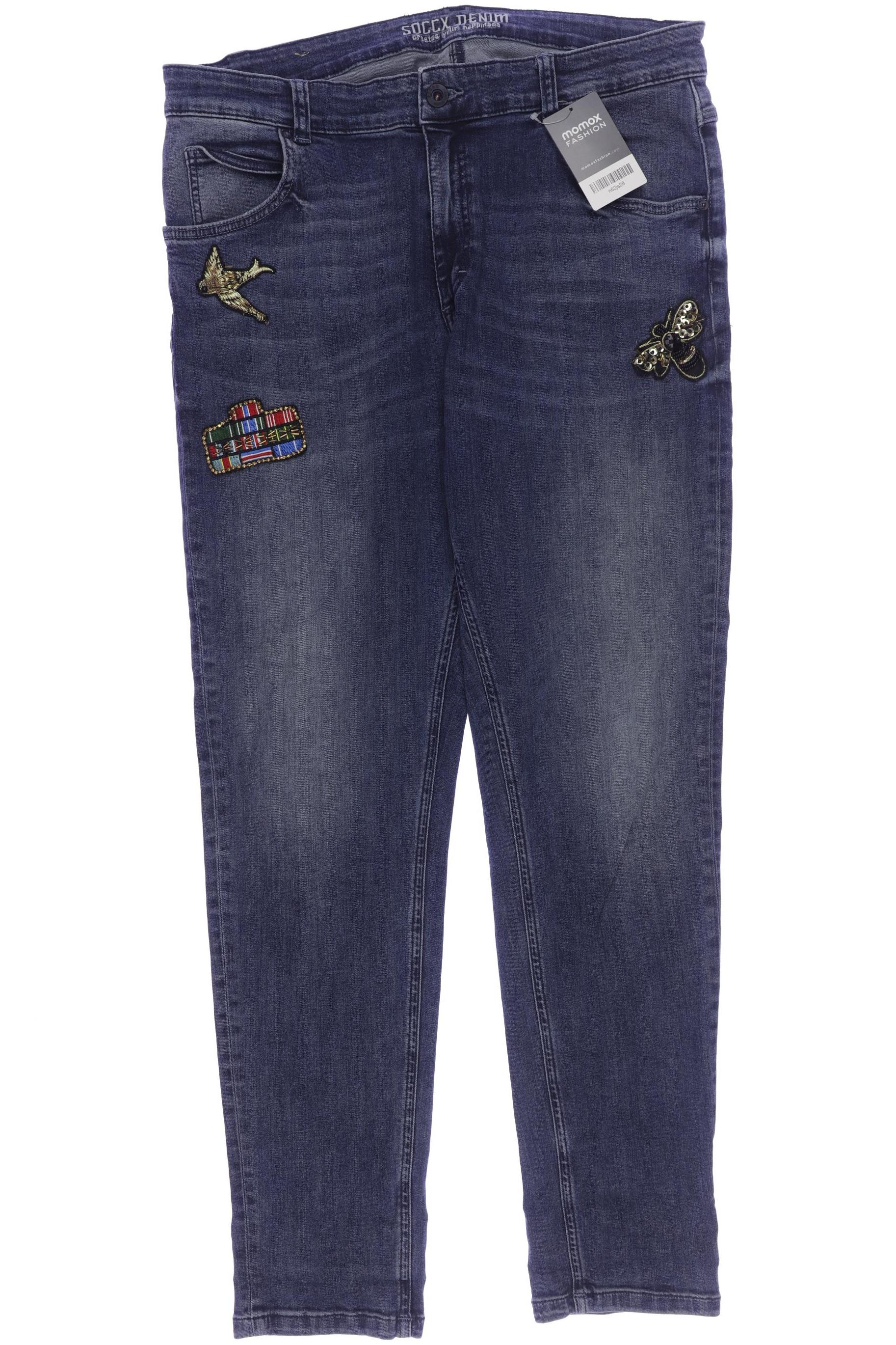

Soccx Damen Jeans, blau, Gr. 31