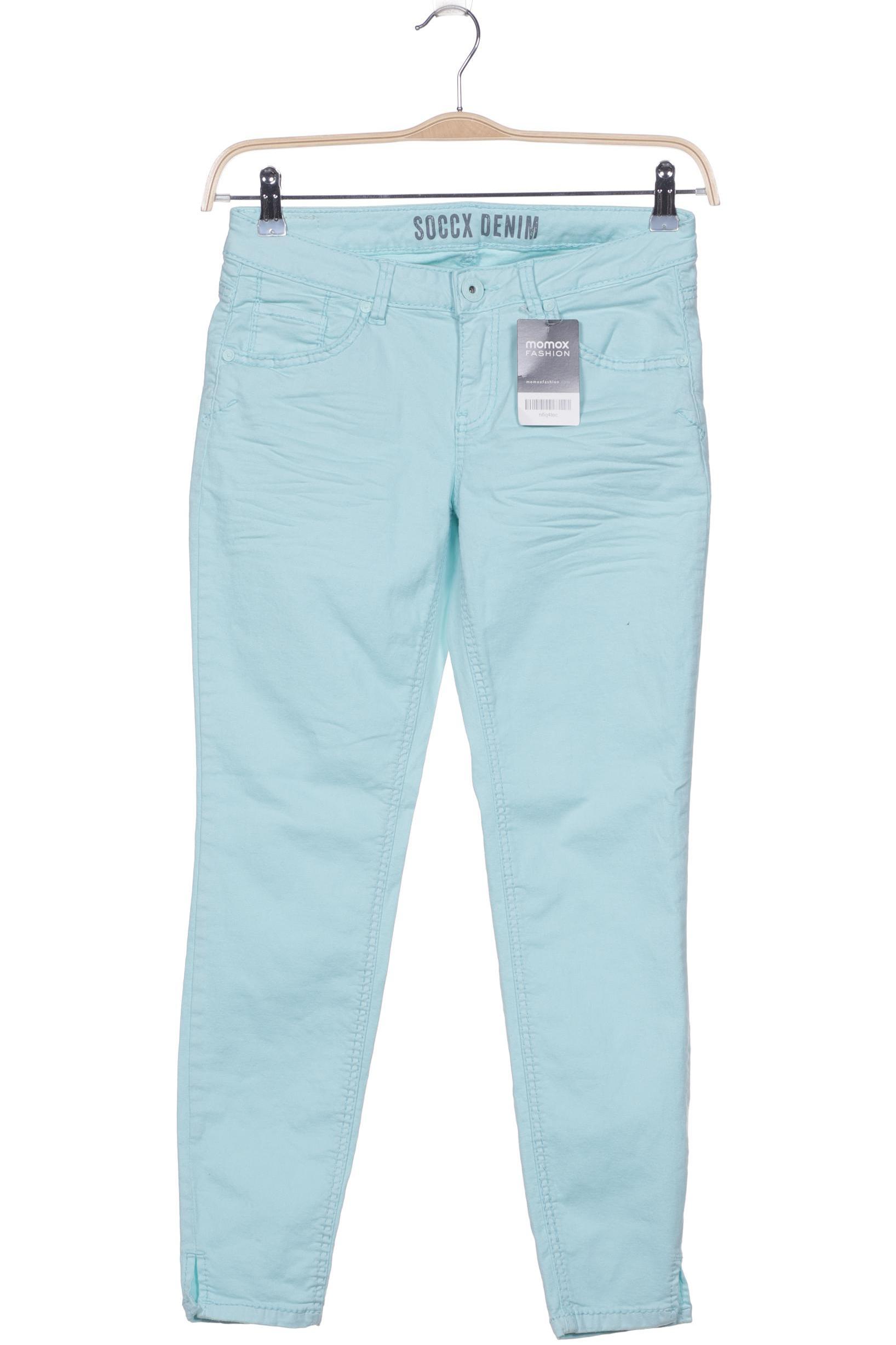 

SOCCX Damen Jeans, hellblau