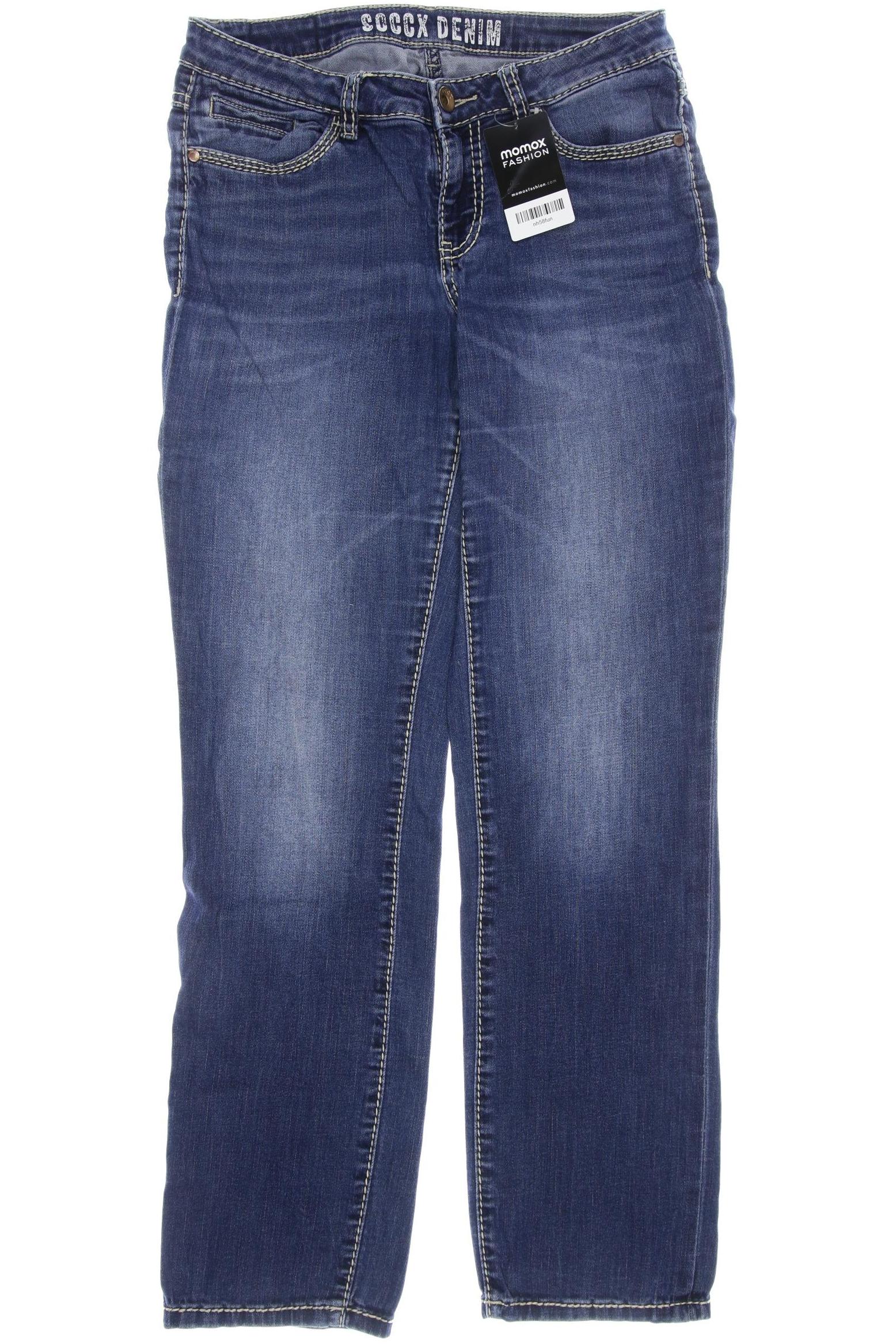 

Soccx Damen Jeans, blau, Gr. 28