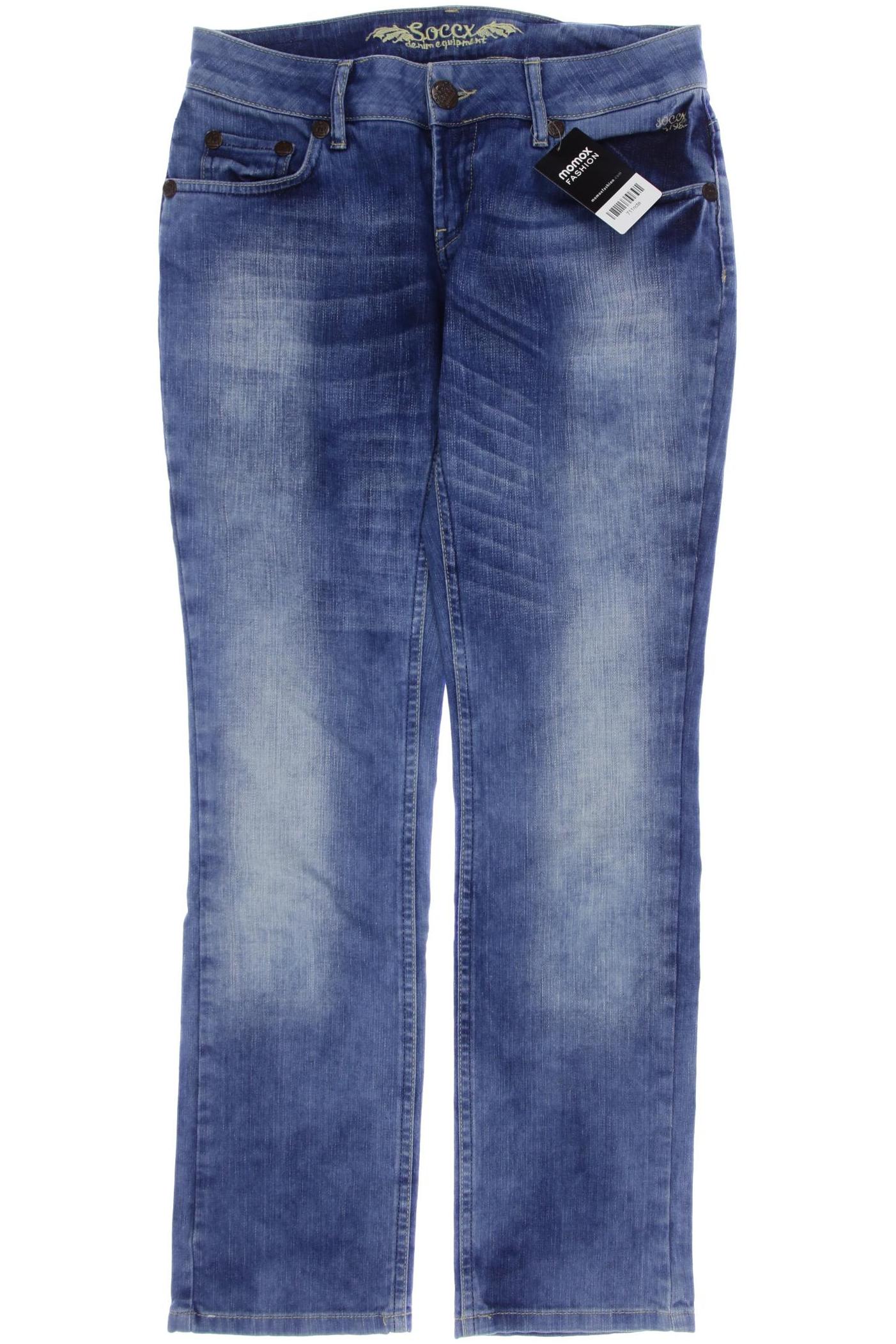 

Soccx Damen Jeans, blau, Gr. 31