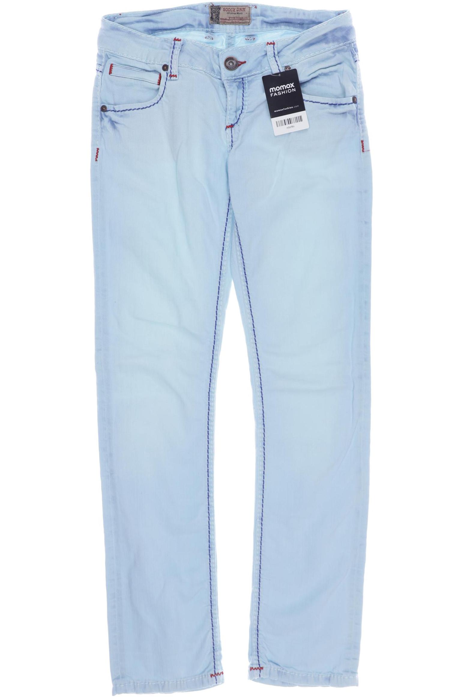 

SOCCX Damen Jeans, hellblau