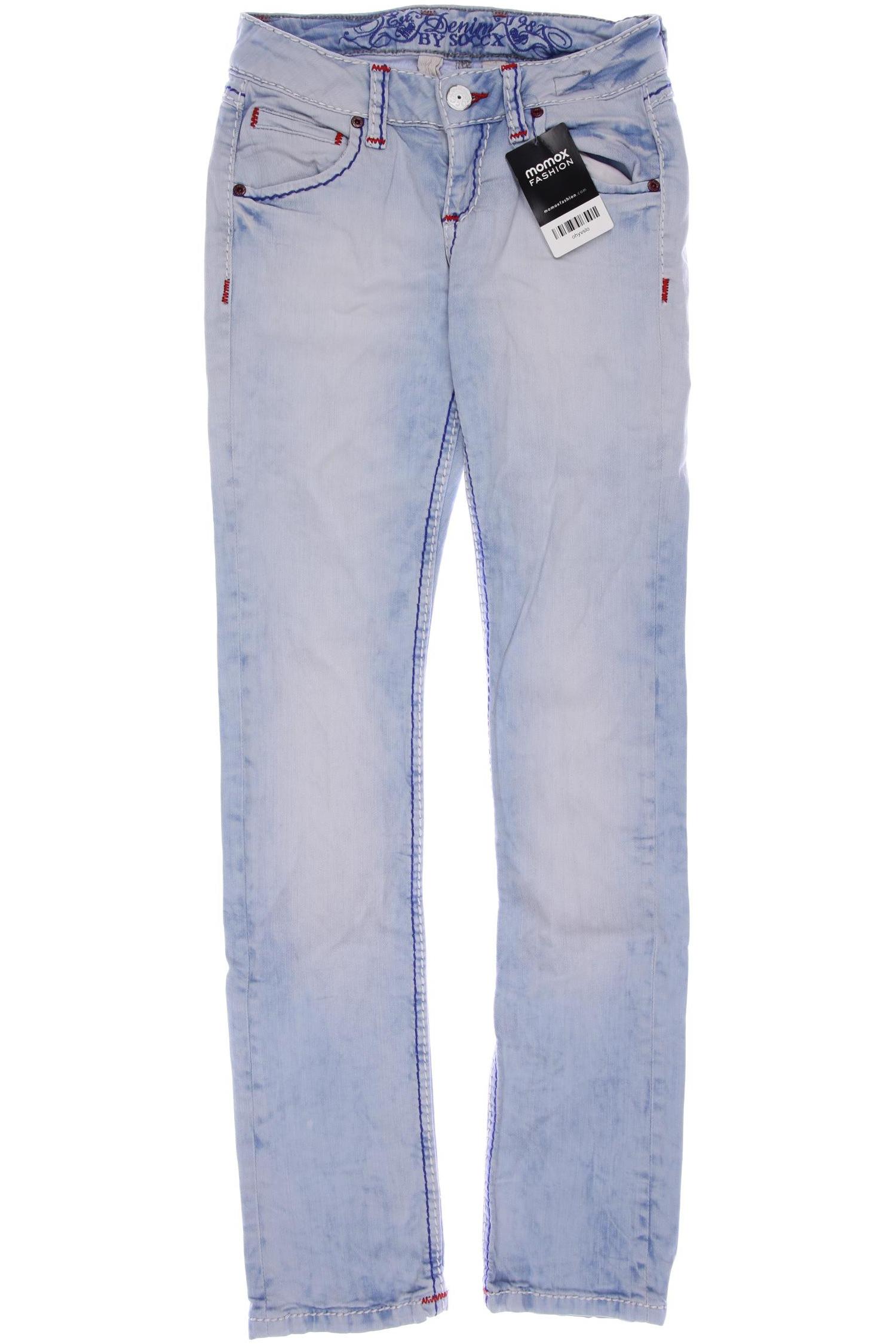 

SOCCX Damen Jeans, hellblau