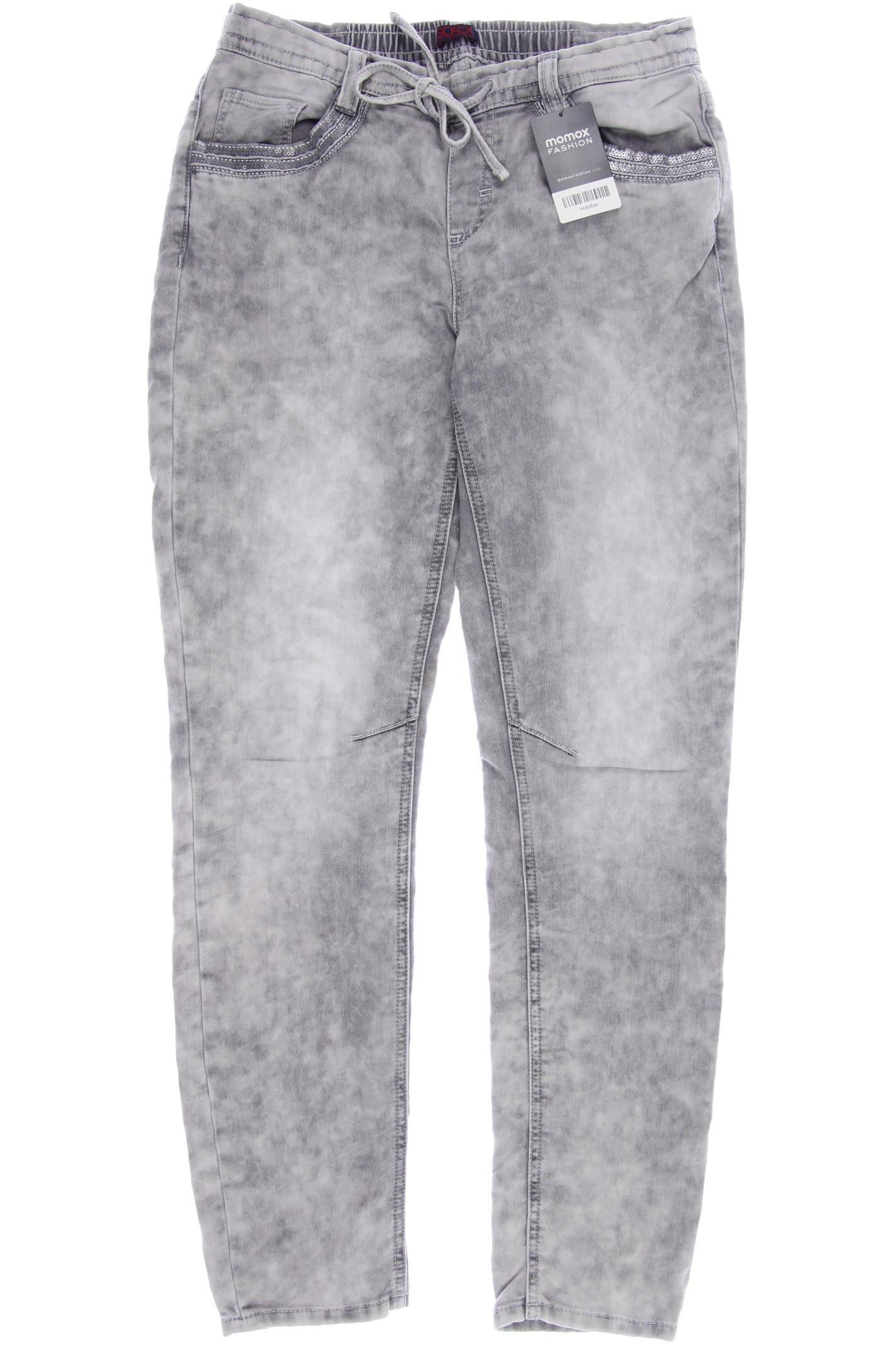 

SOCCX Damen Jeans, grau