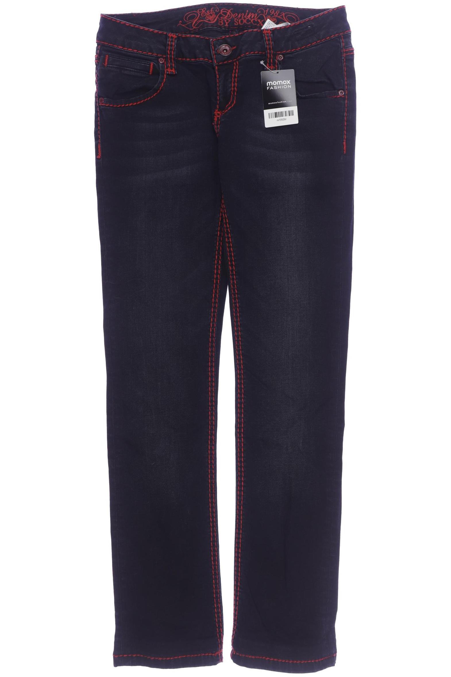 

Soccx Damen Jeans, marineblau, Gr. 29