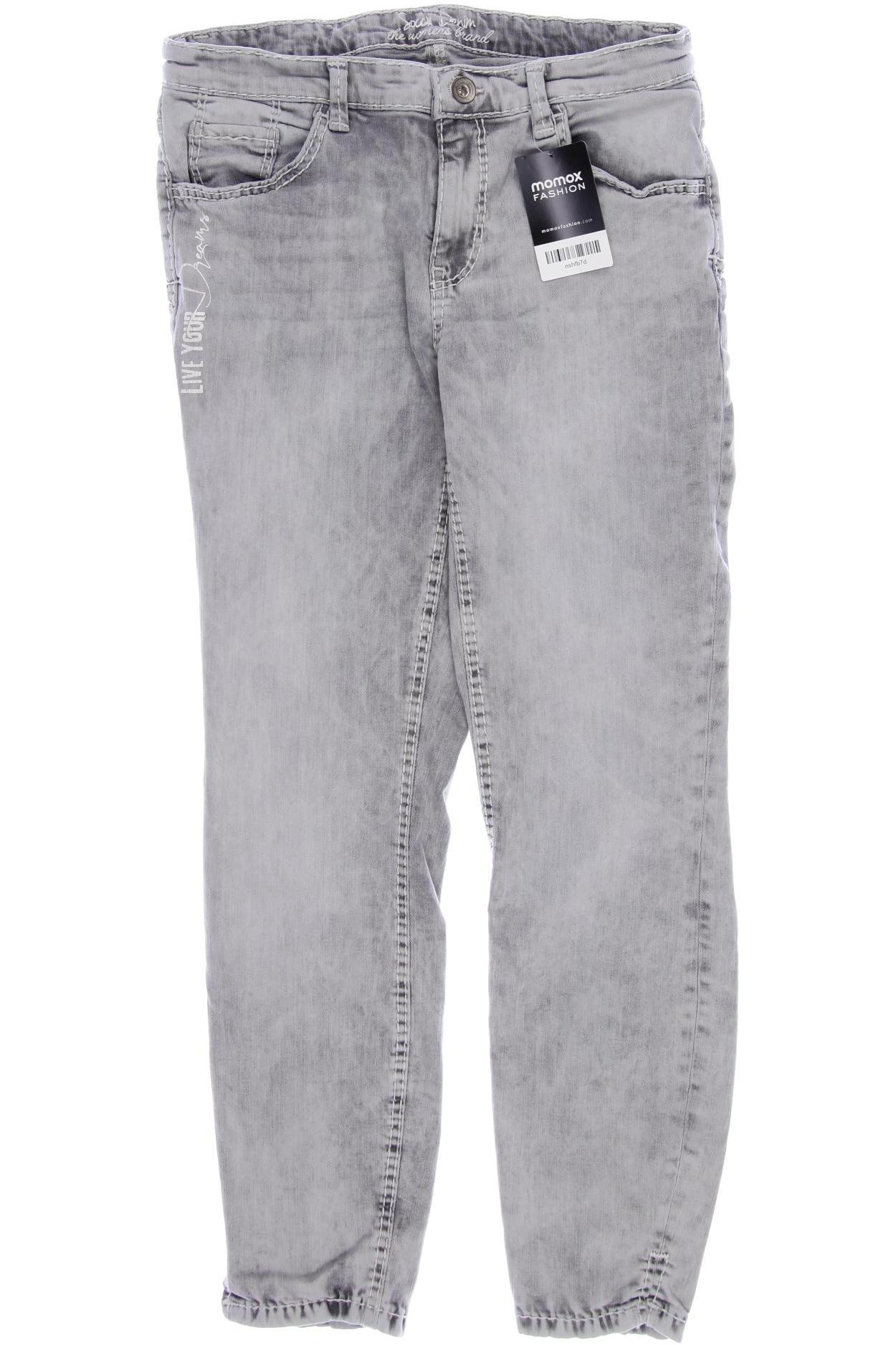 

SOCCX Damen Jeans, grau