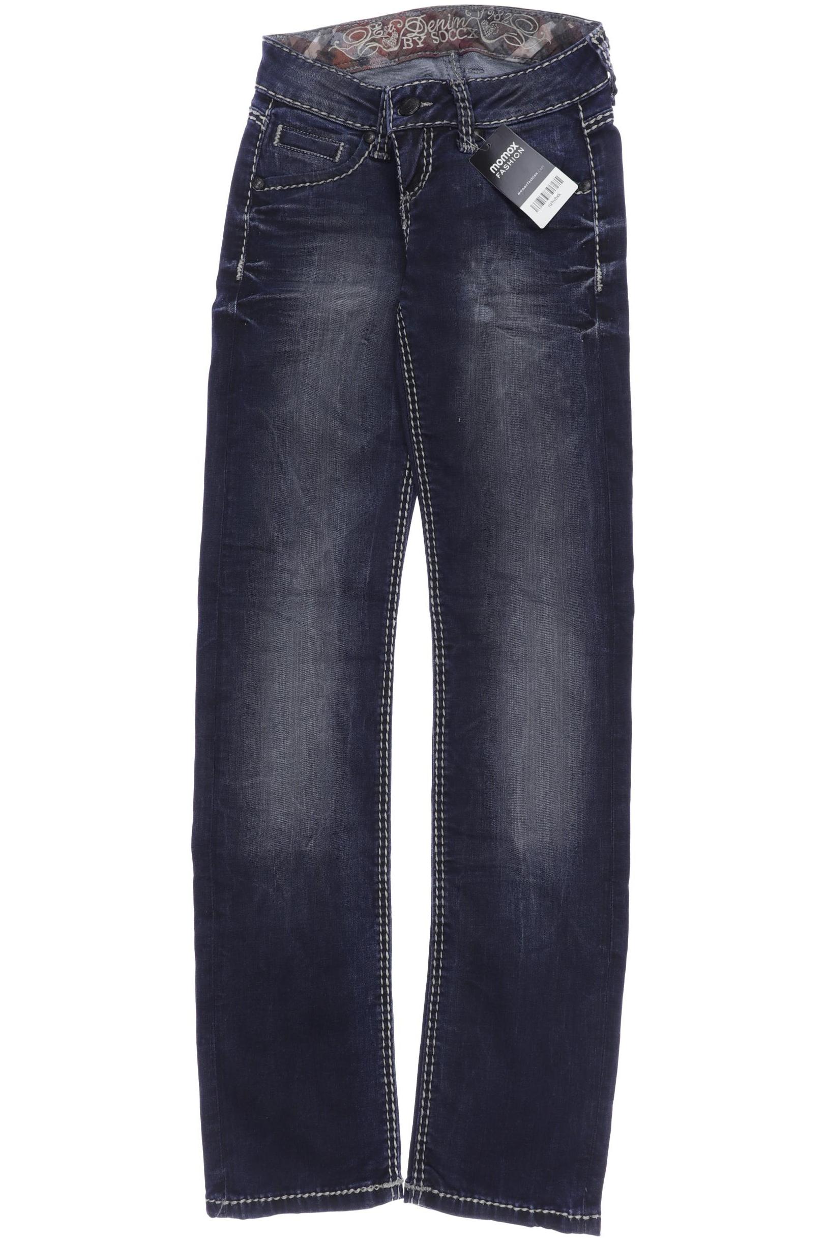 

Soccx Damen Jeans, marineblau, Gr. 25