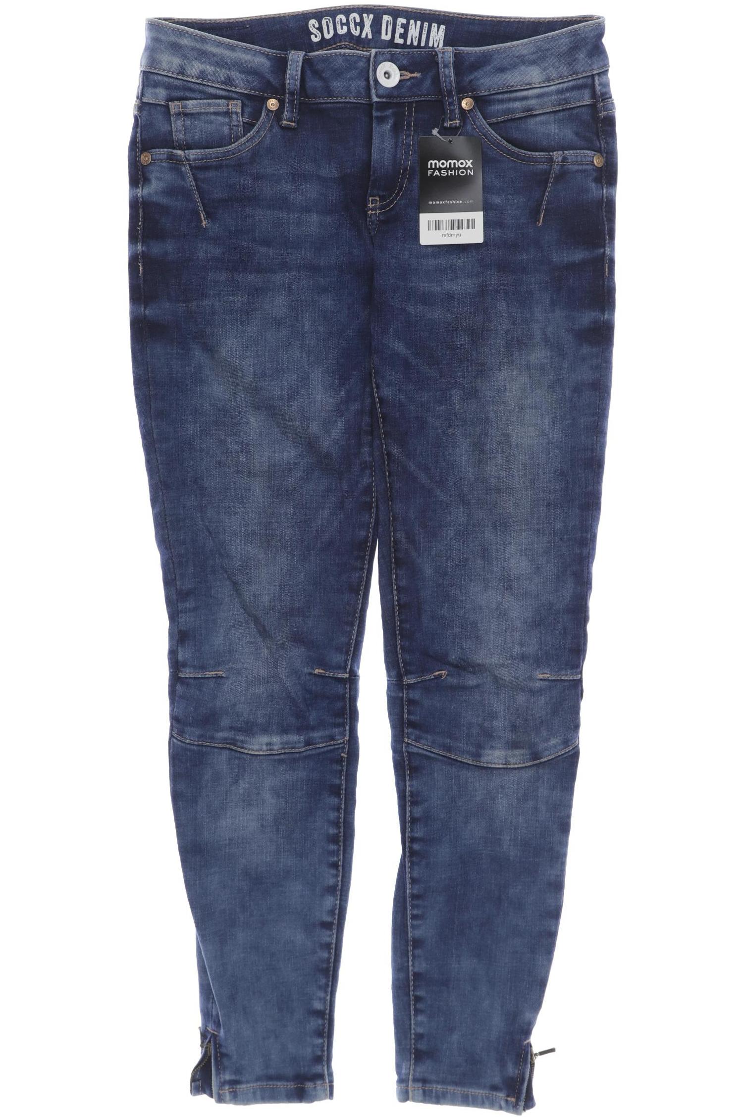 

SOCCX Damen Jeans, blau