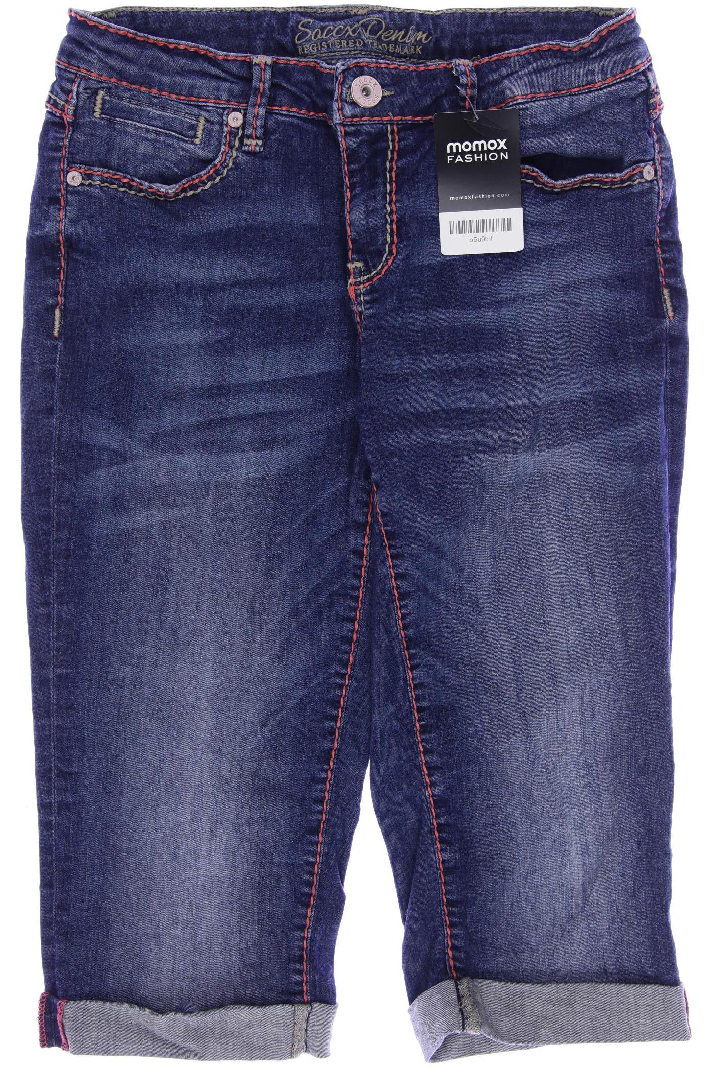 

SOCCX Damen Jeans, blau