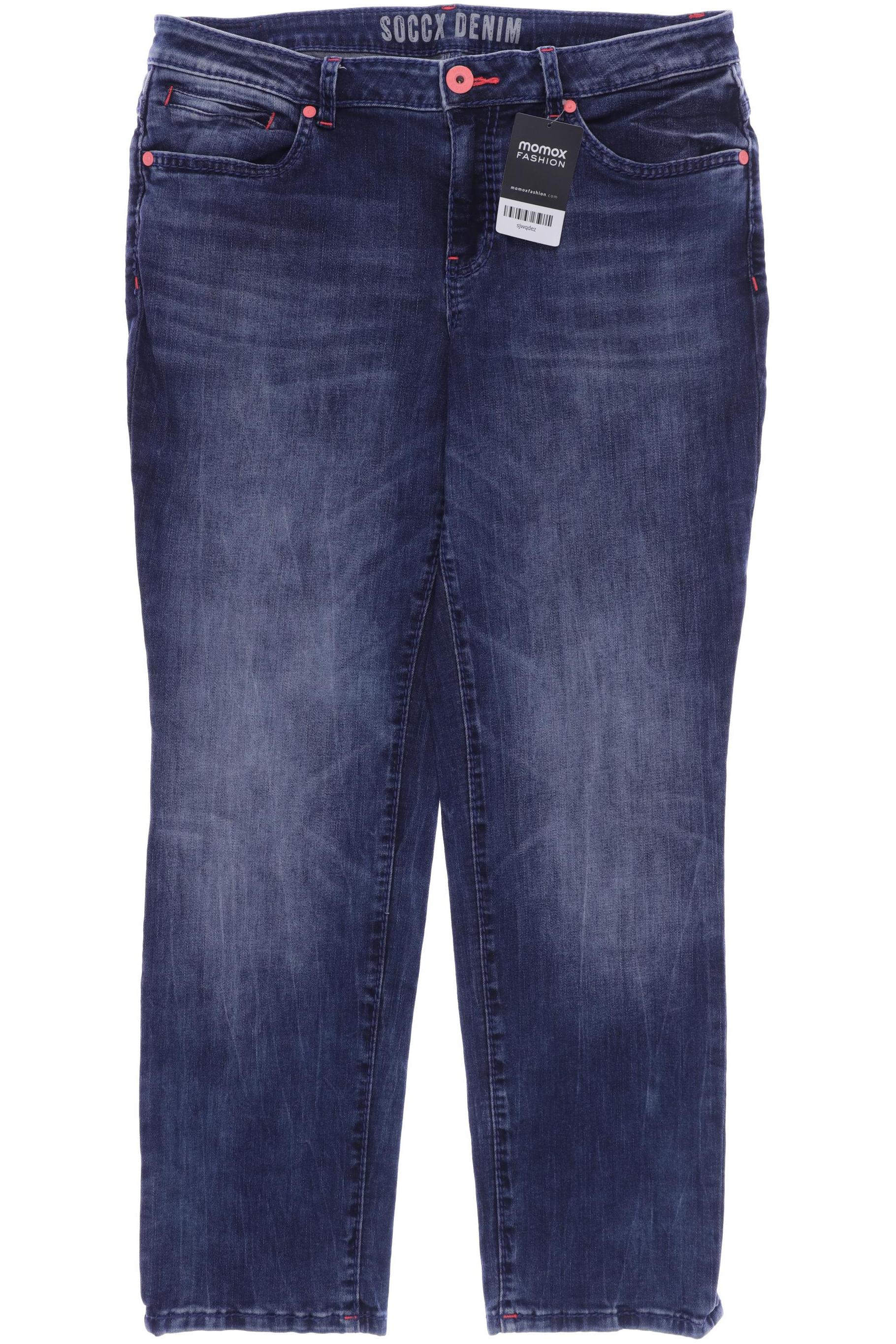 

SOCCX Damen Jeans, blau