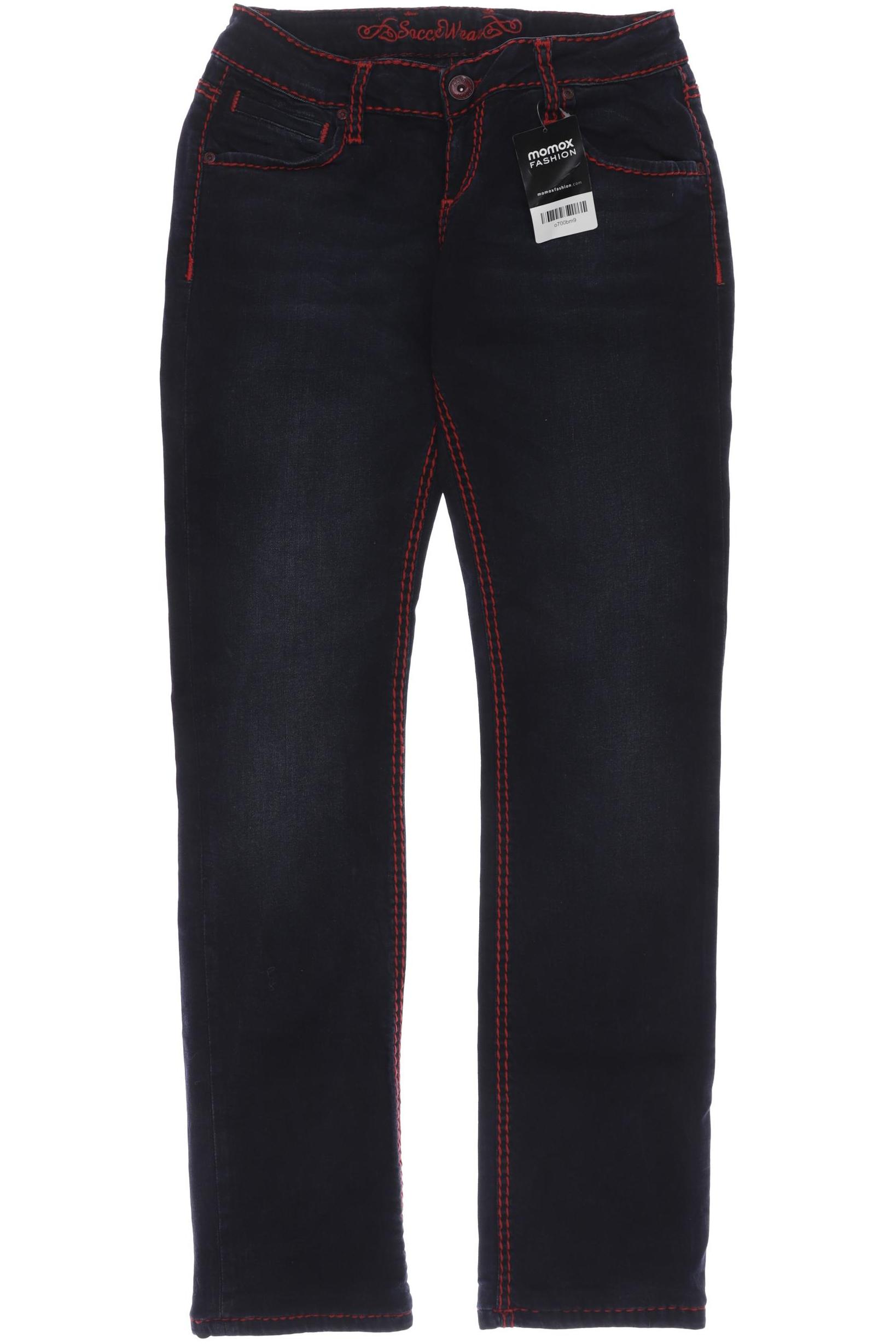 

Soccx Damen Jeans, marineblau, Gr. 30