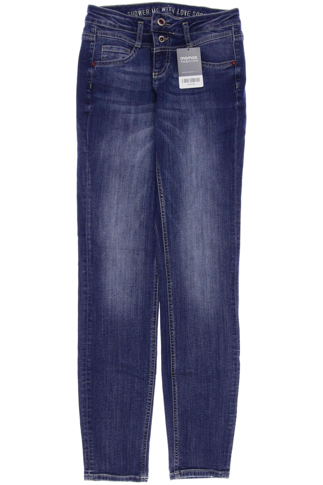 

SOCCX Damen Jeans, blau