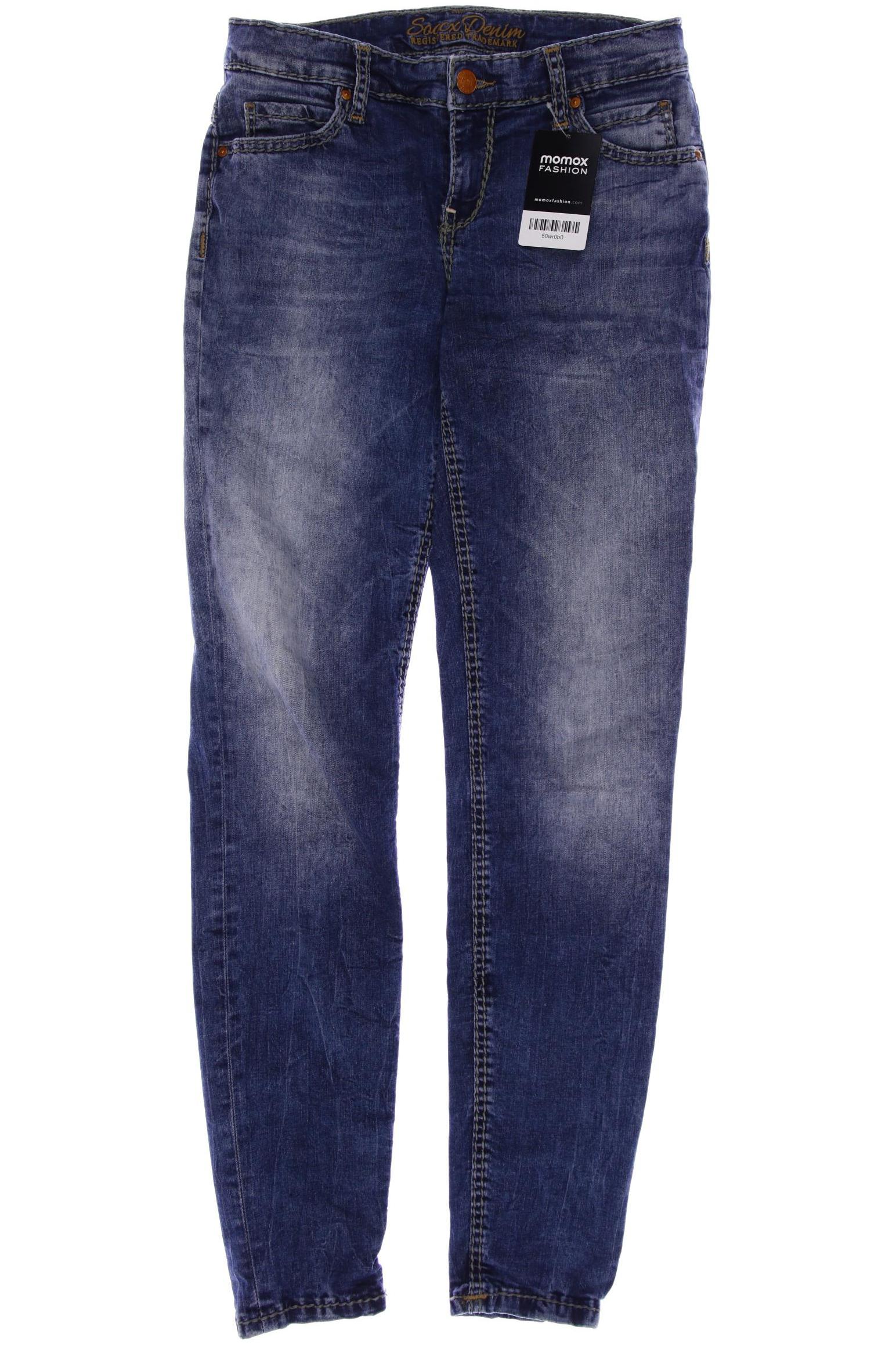 

Soccx Damen Jeans, blau, Gr. 27