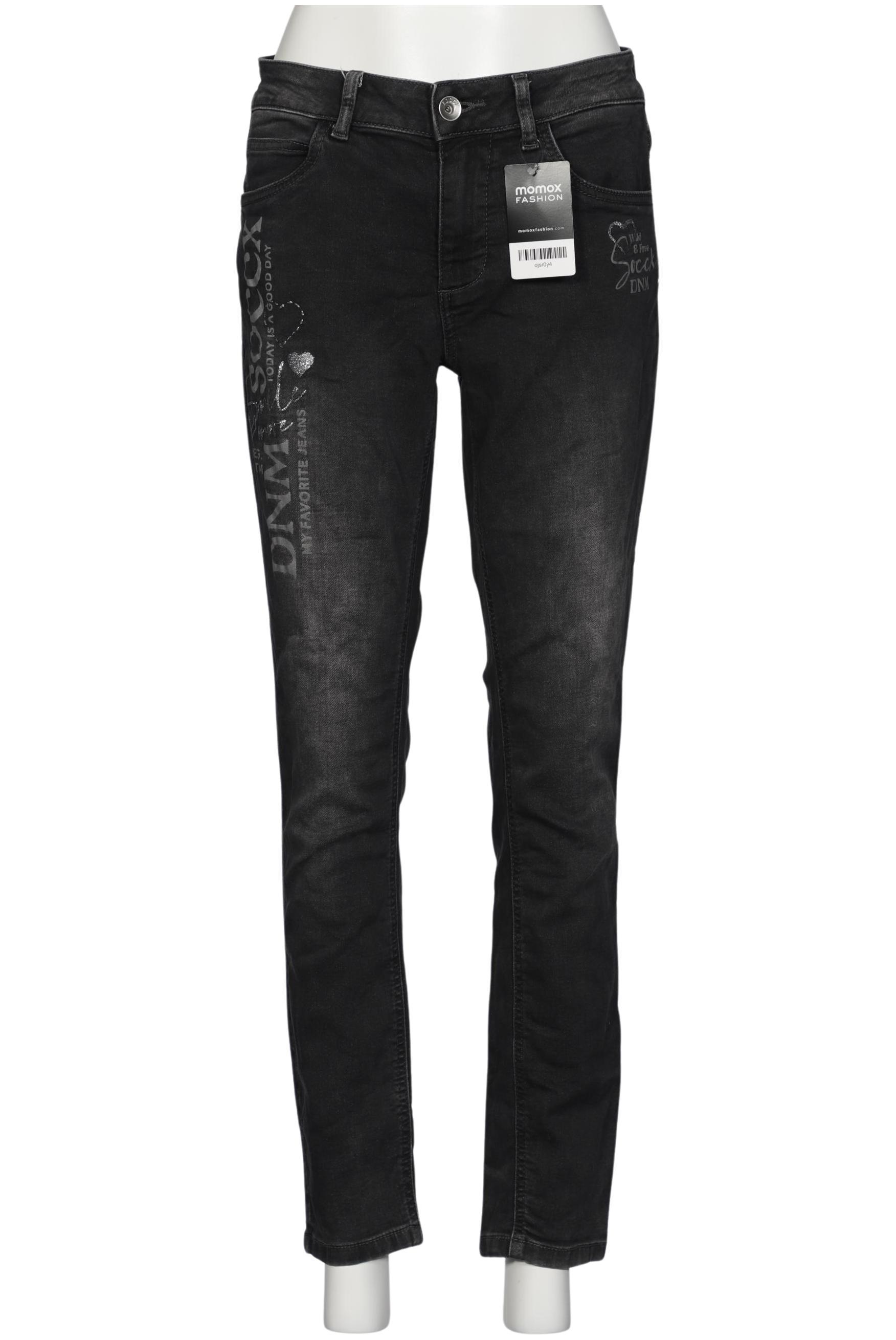 

Soccx Damen Jeans, schwarz, Gr. 29