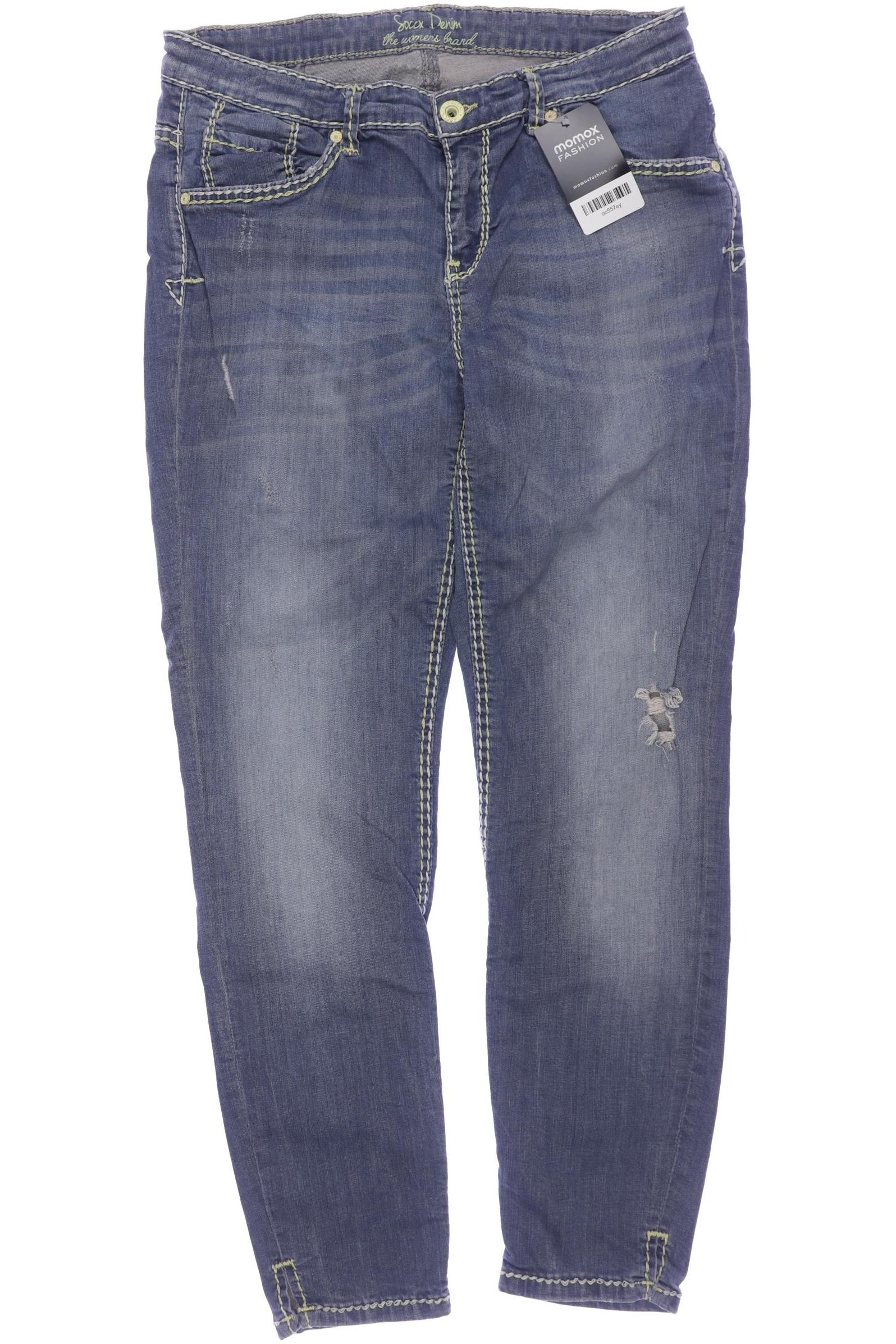 

Soccx Damen Jeans, blau, Gr. 33