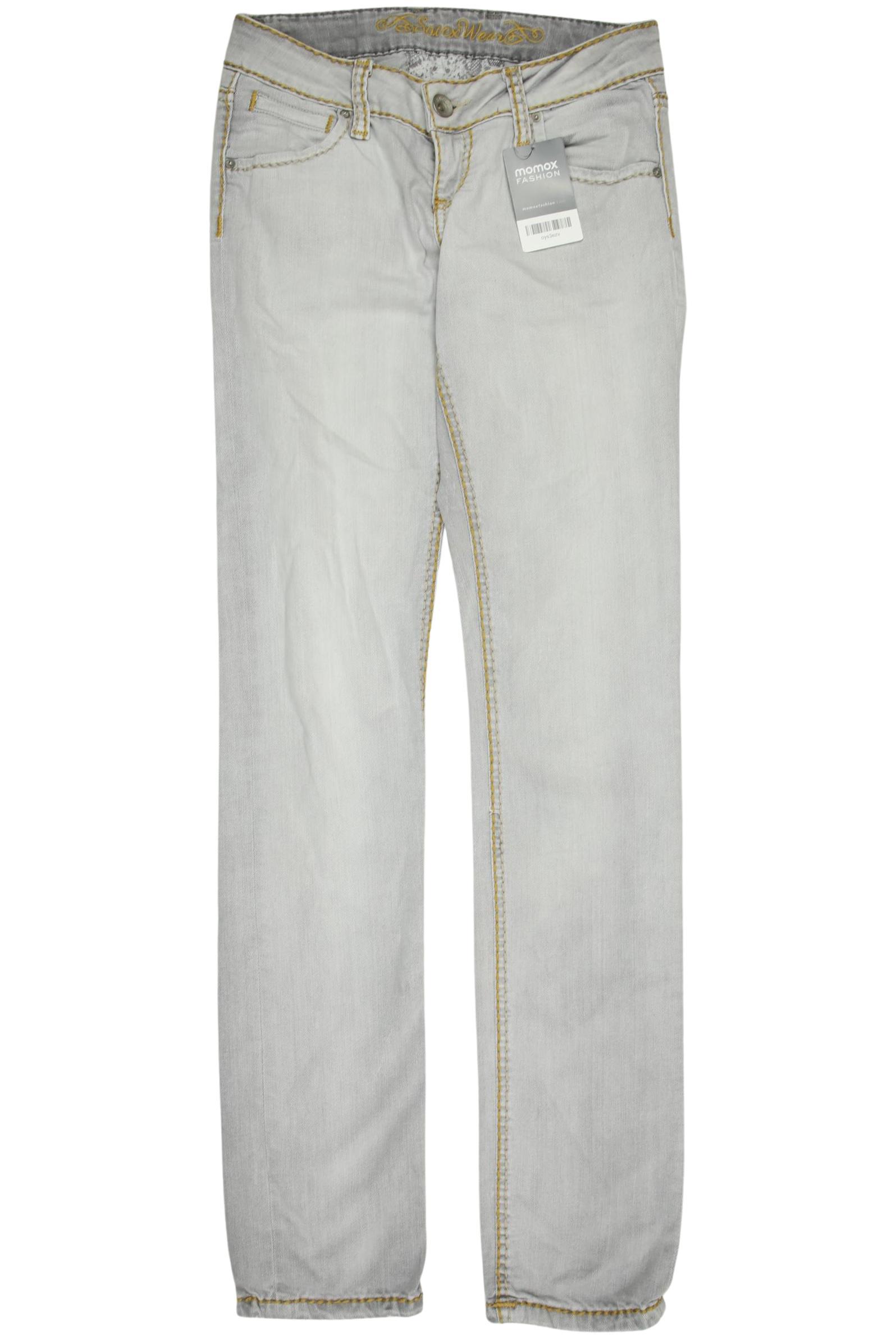

Soccx Damen Jeans, grau, Gr. 27