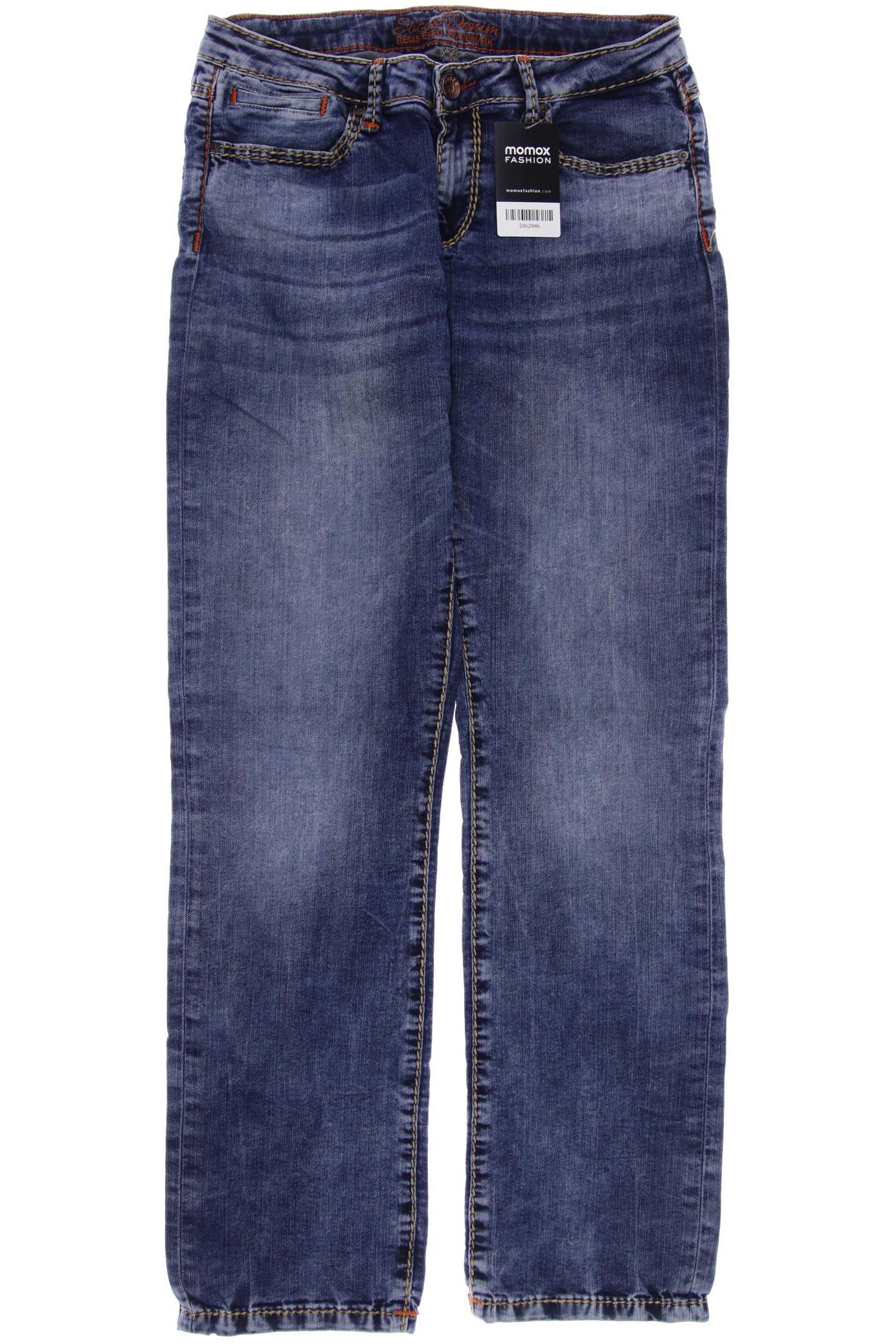 

SOCCX Damen Jeans, blau