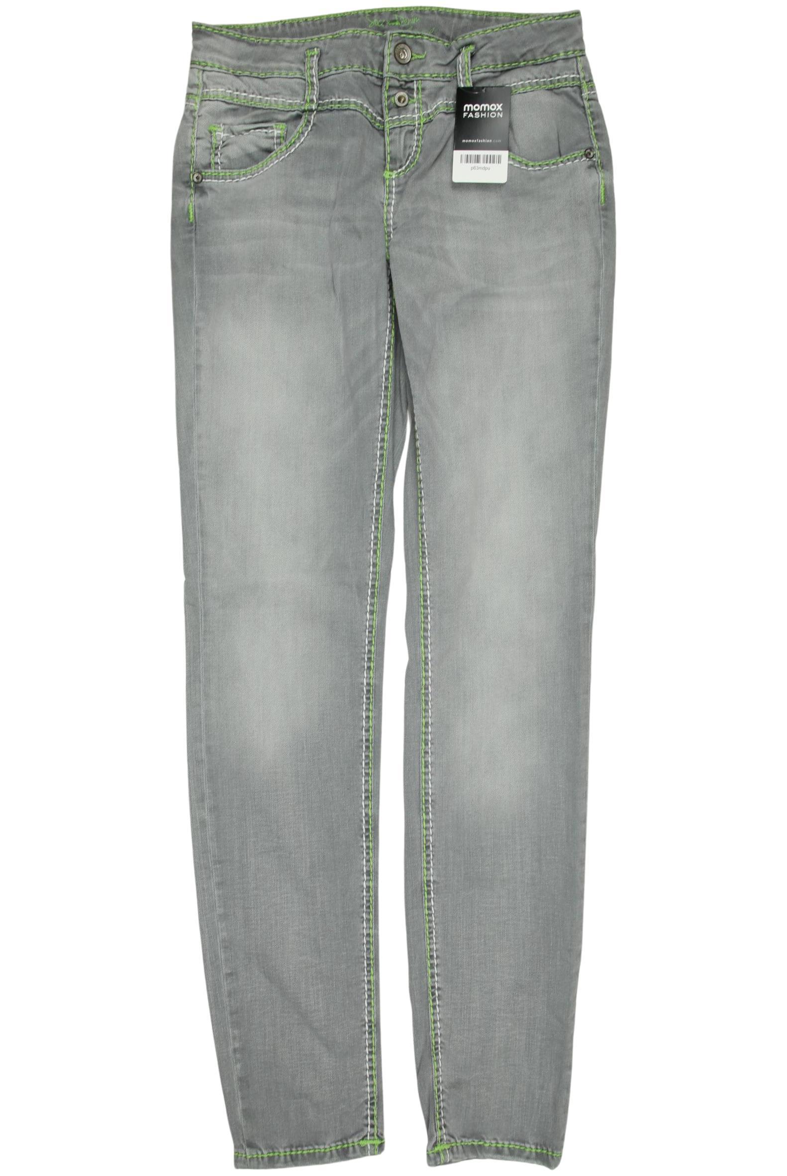 

Soccx Damen Jeans, grau, Gr. 30