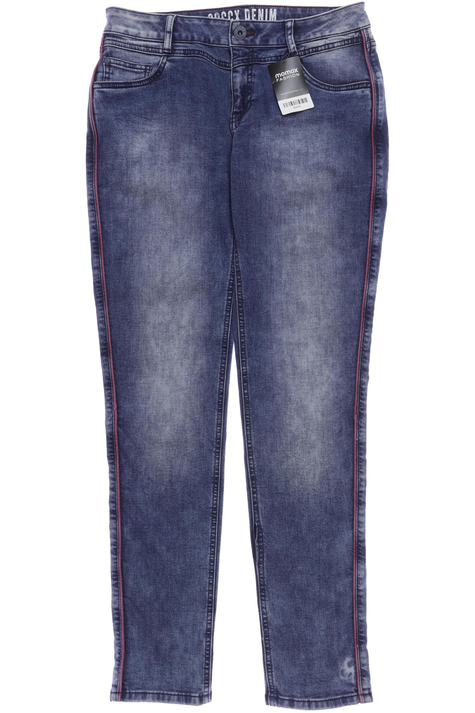 

Soccx Damen Jeans, blau, Gr. 30
