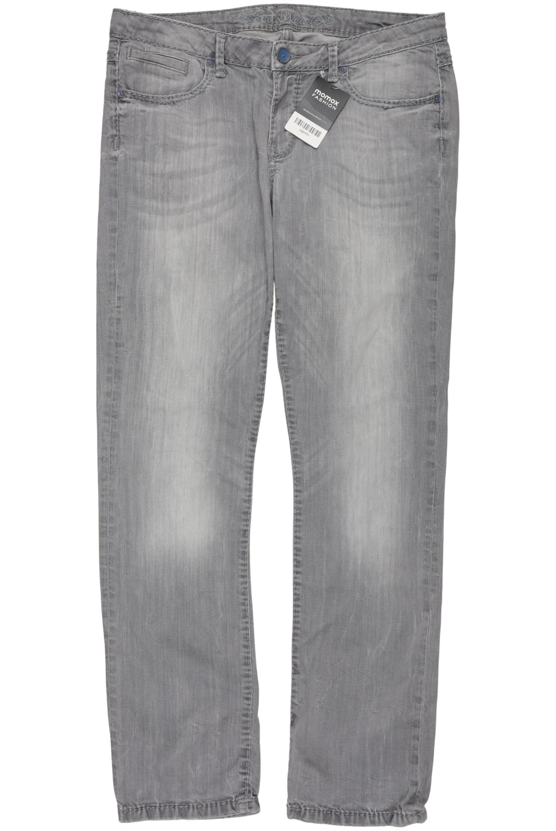 

Soccx Damen Jeans, grau, Gr. 32