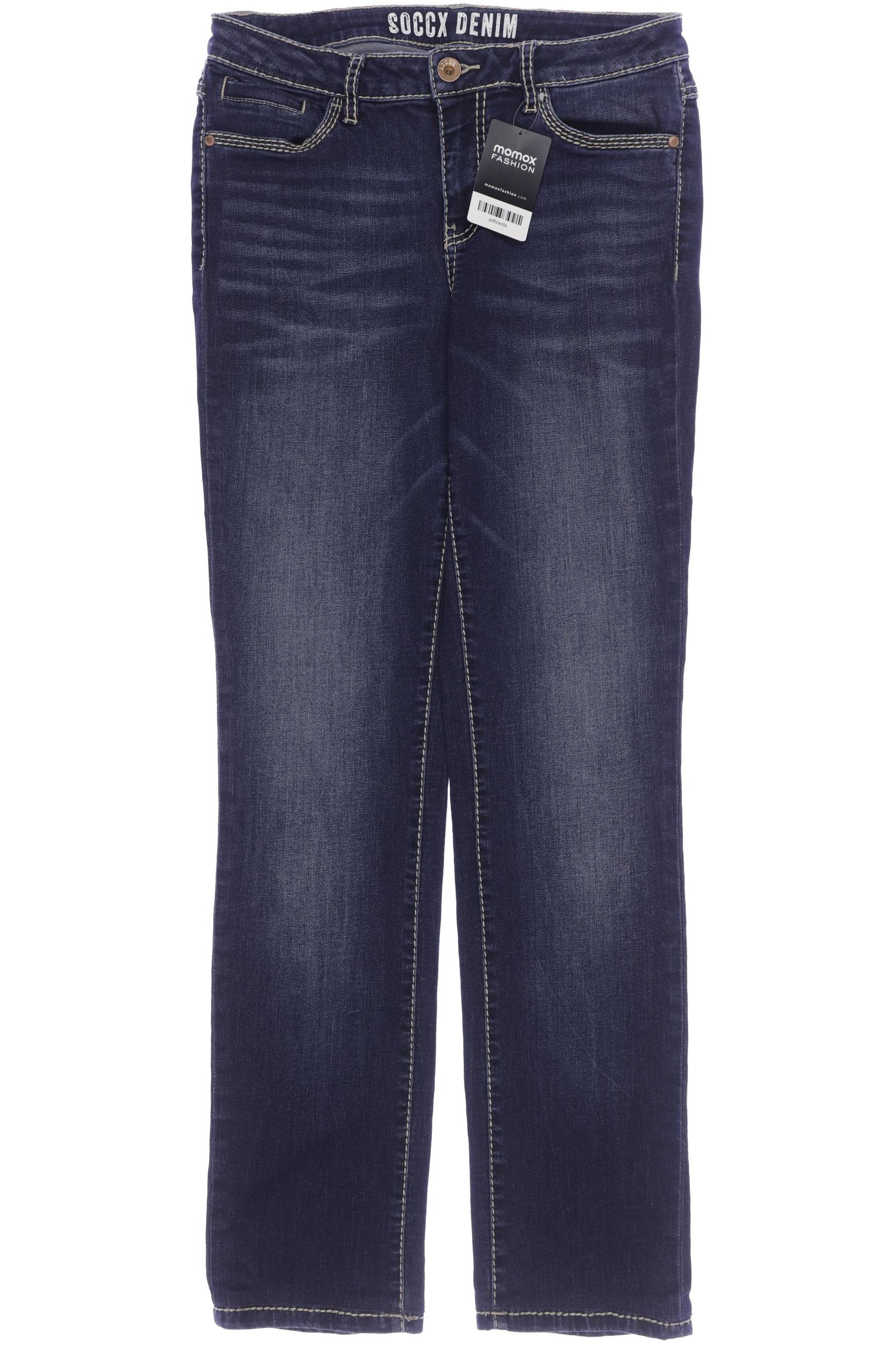 

Soccx Damen Jeans, blau, Gr. 29