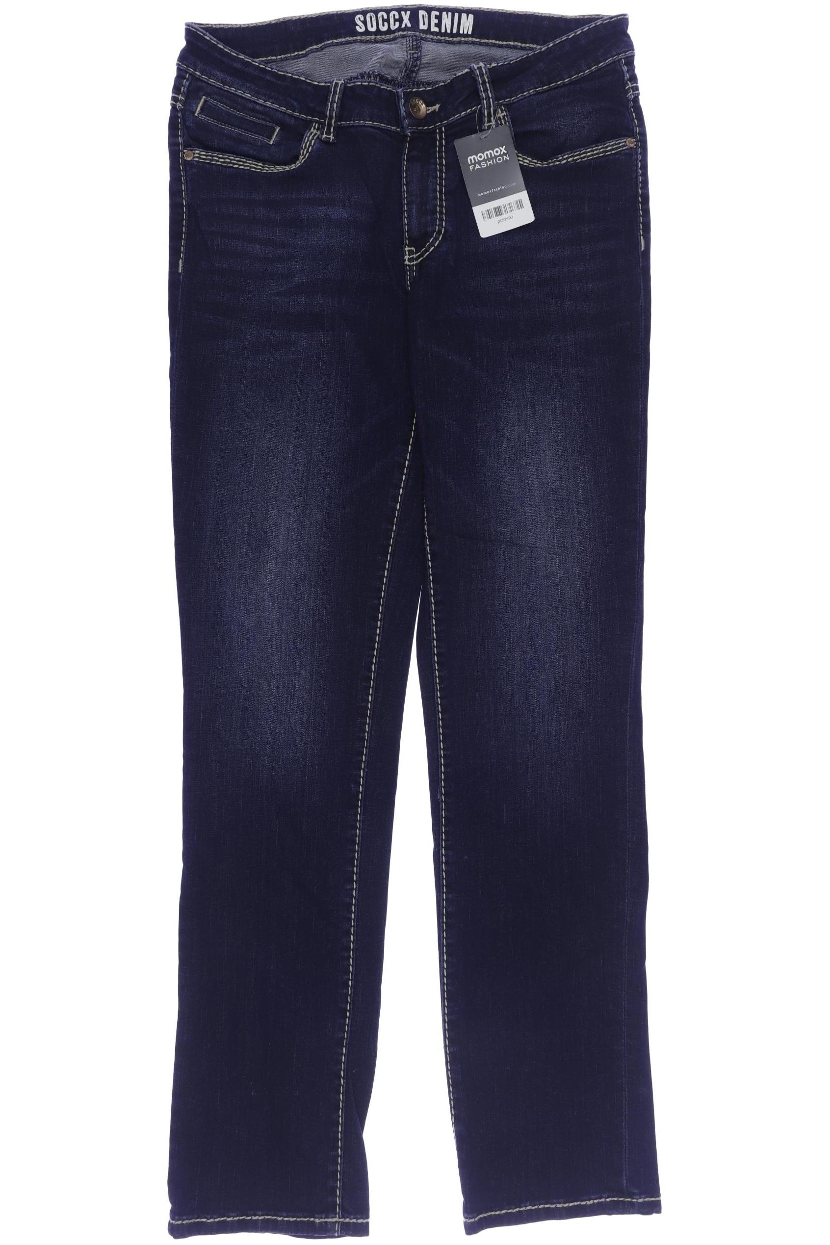 

Soccx Damen Jeans, marineblau, Gr. 30