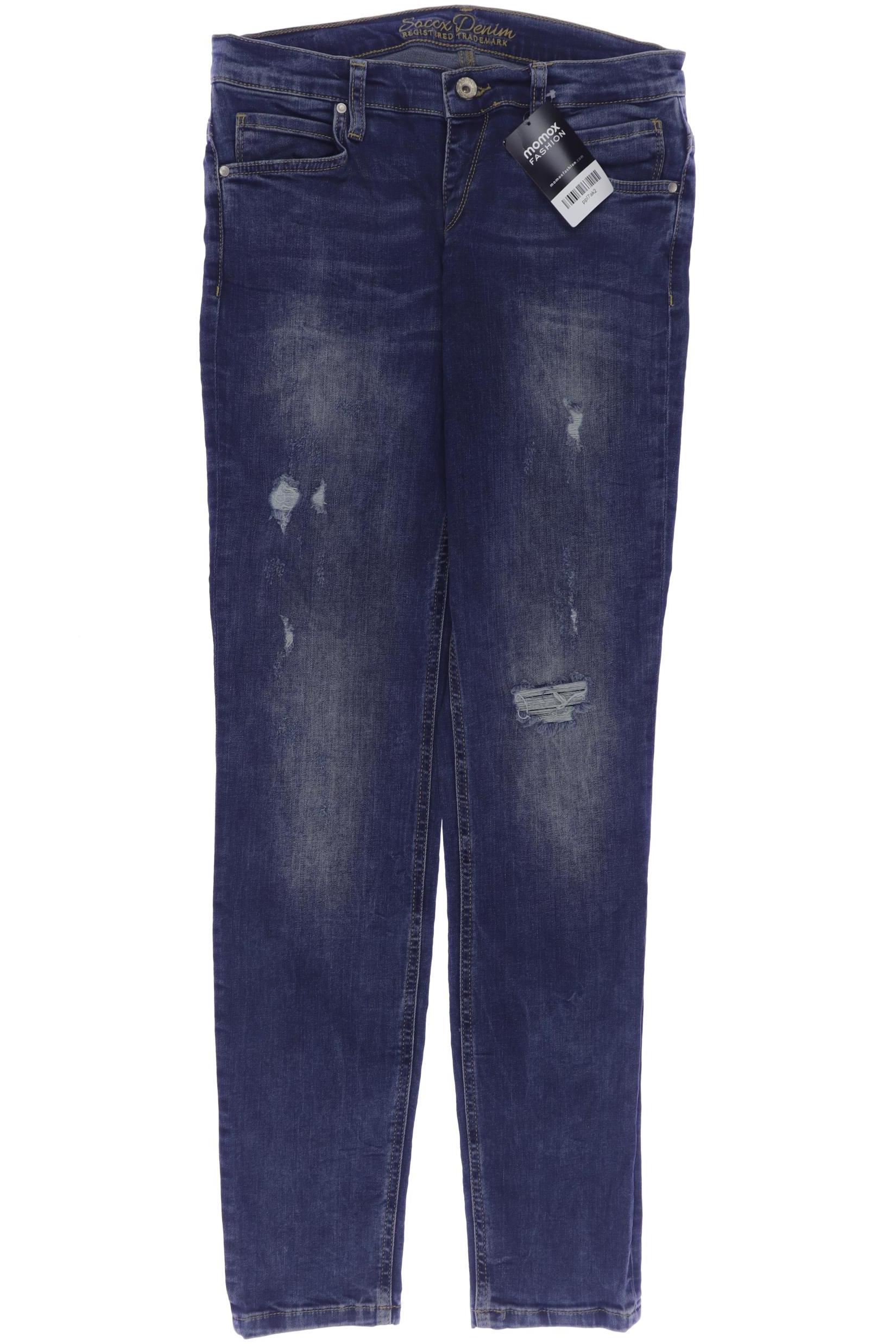 

Soccx Damen Jeans, blau, Gr. 30