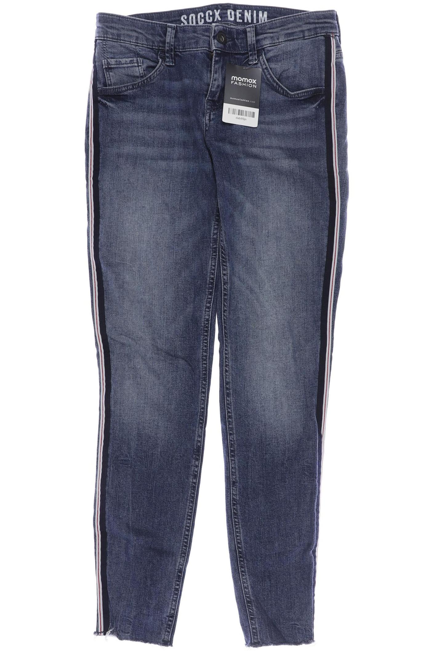 

Soccx Damen Jeans, blau, Gr. 27