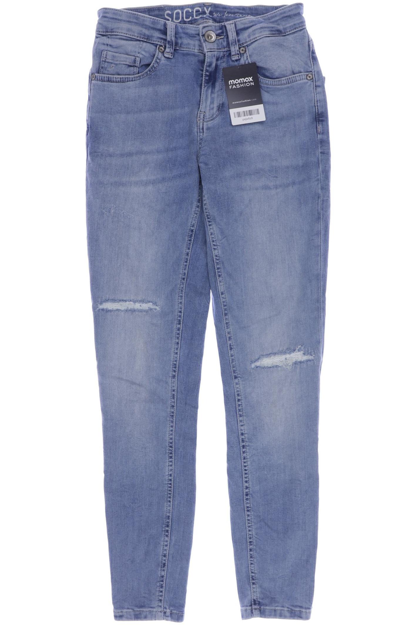 

SOCCX Damen Jeans, blau