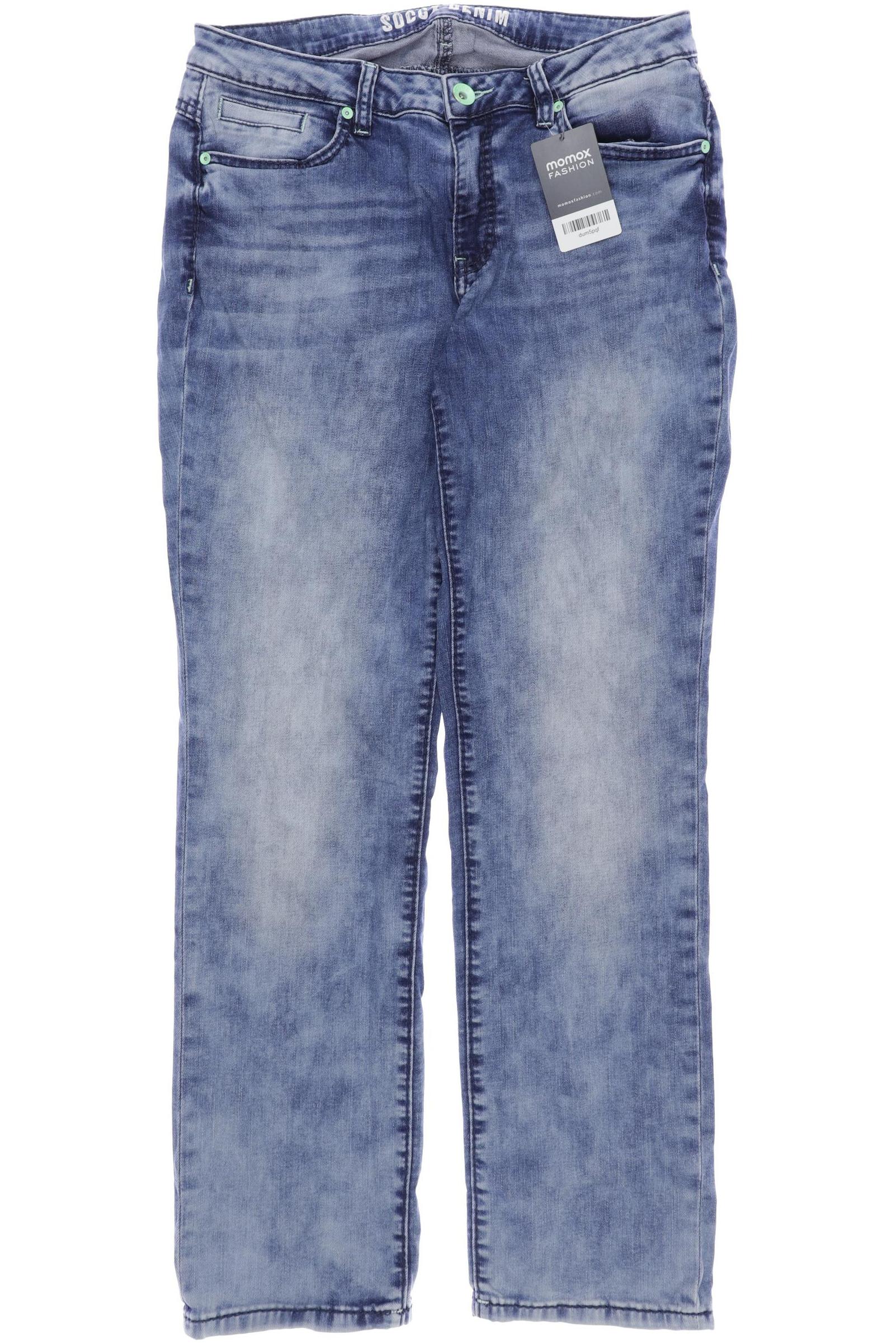 

Soccx Damen Jeans, blau, Gr. 31