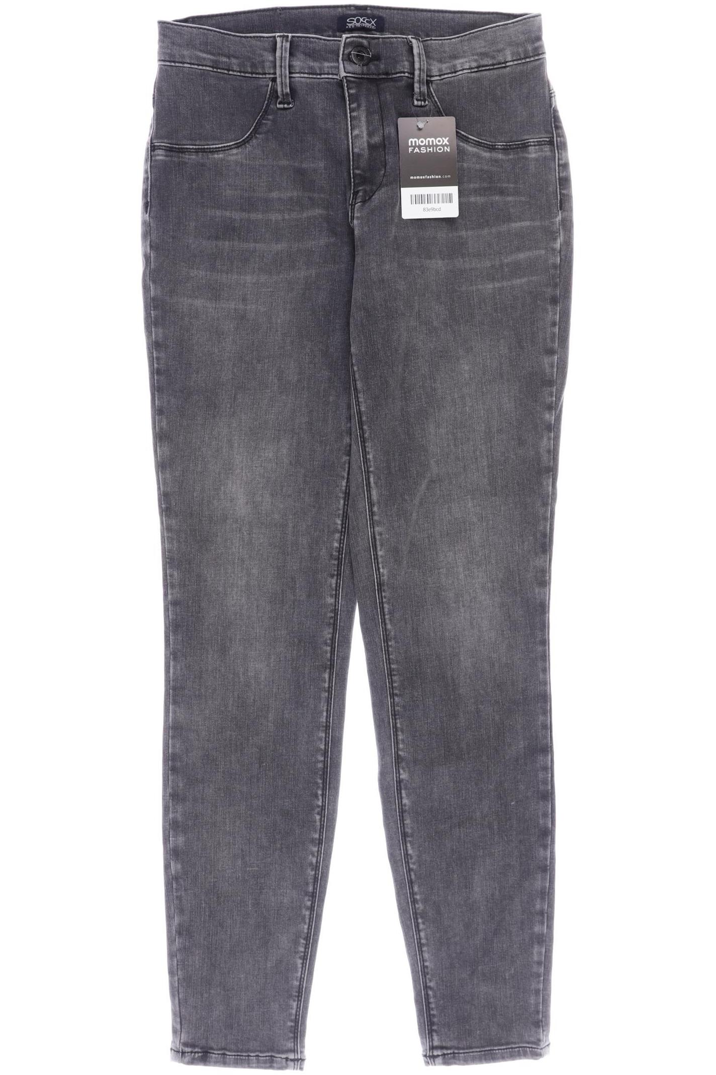 

Soccx Damen Jeans, grau, Gr. 28