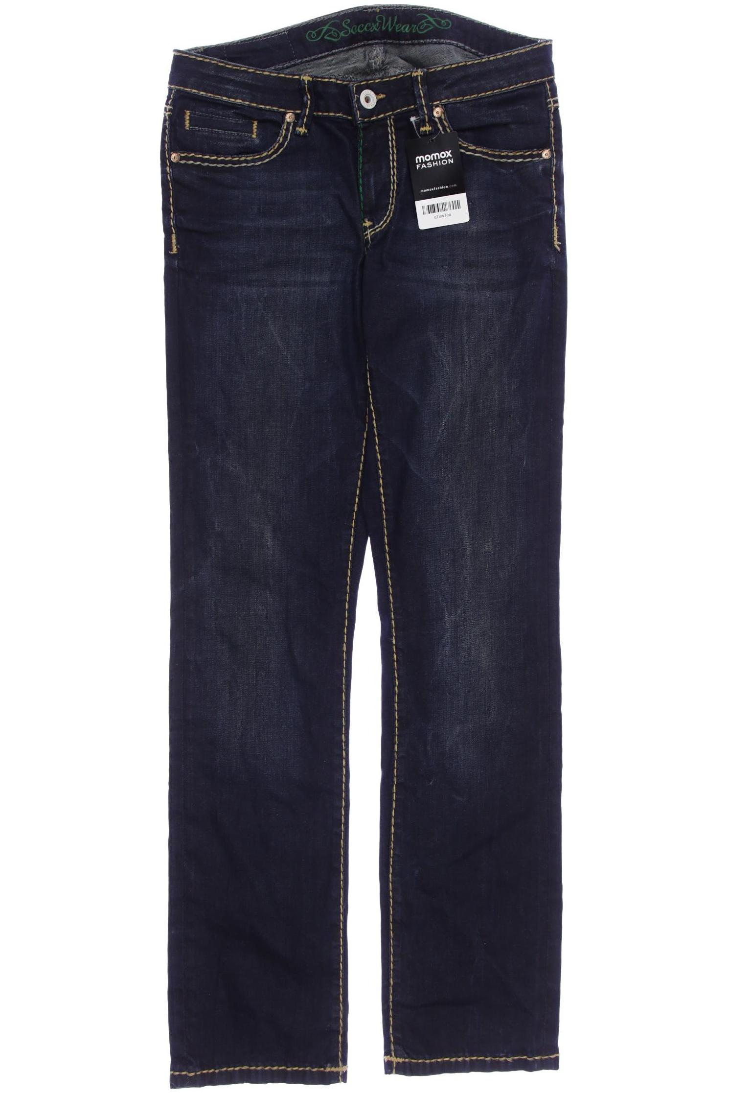 

Soccx Damen Jeans, marineblau, Gr. 29