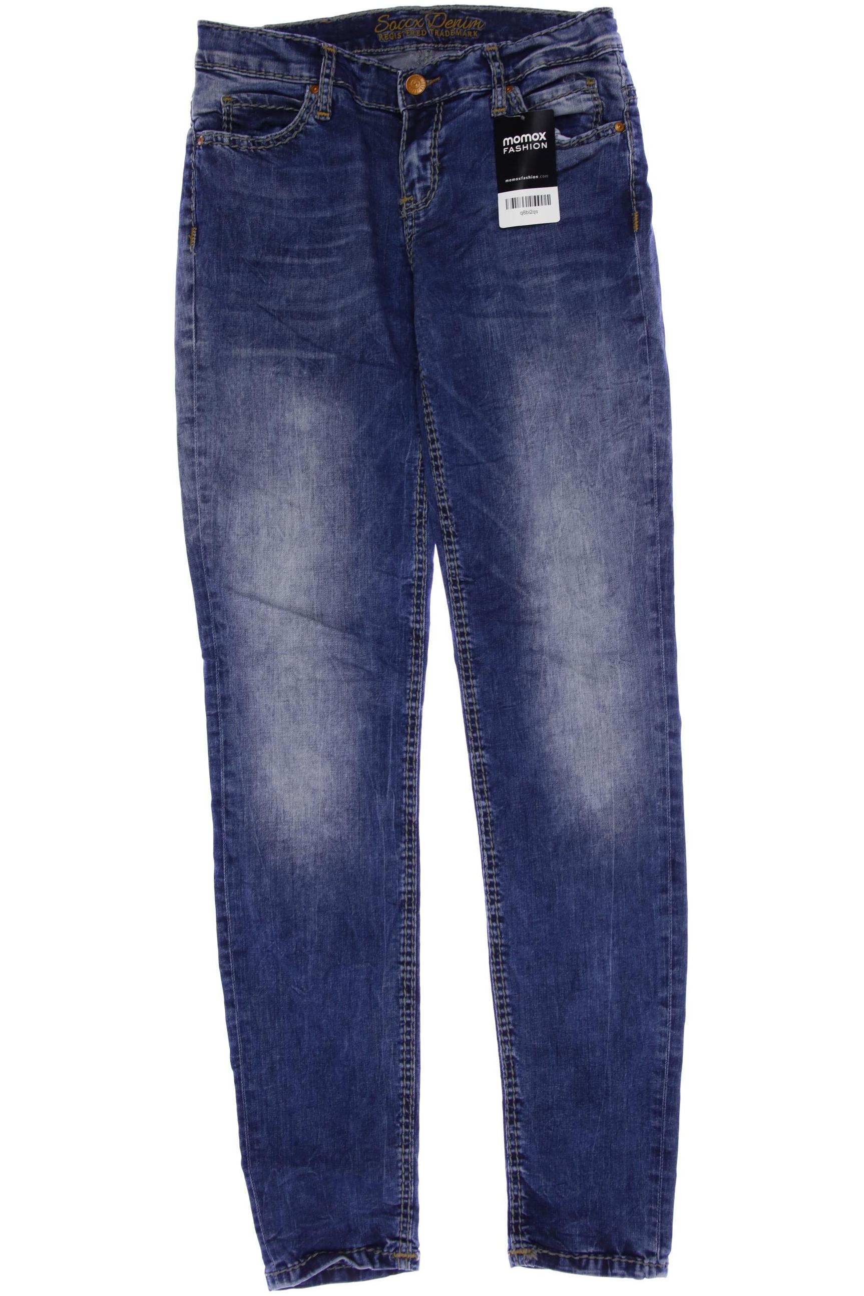 

Soccx Damen Jeans, blau, Gr. 27