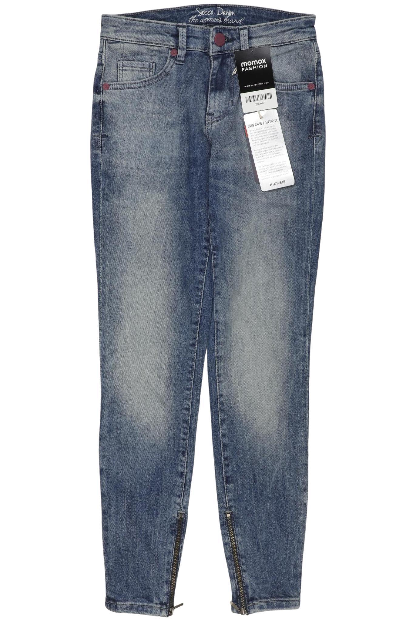 

Soccx Damen Jeans, blau, Gr. 25