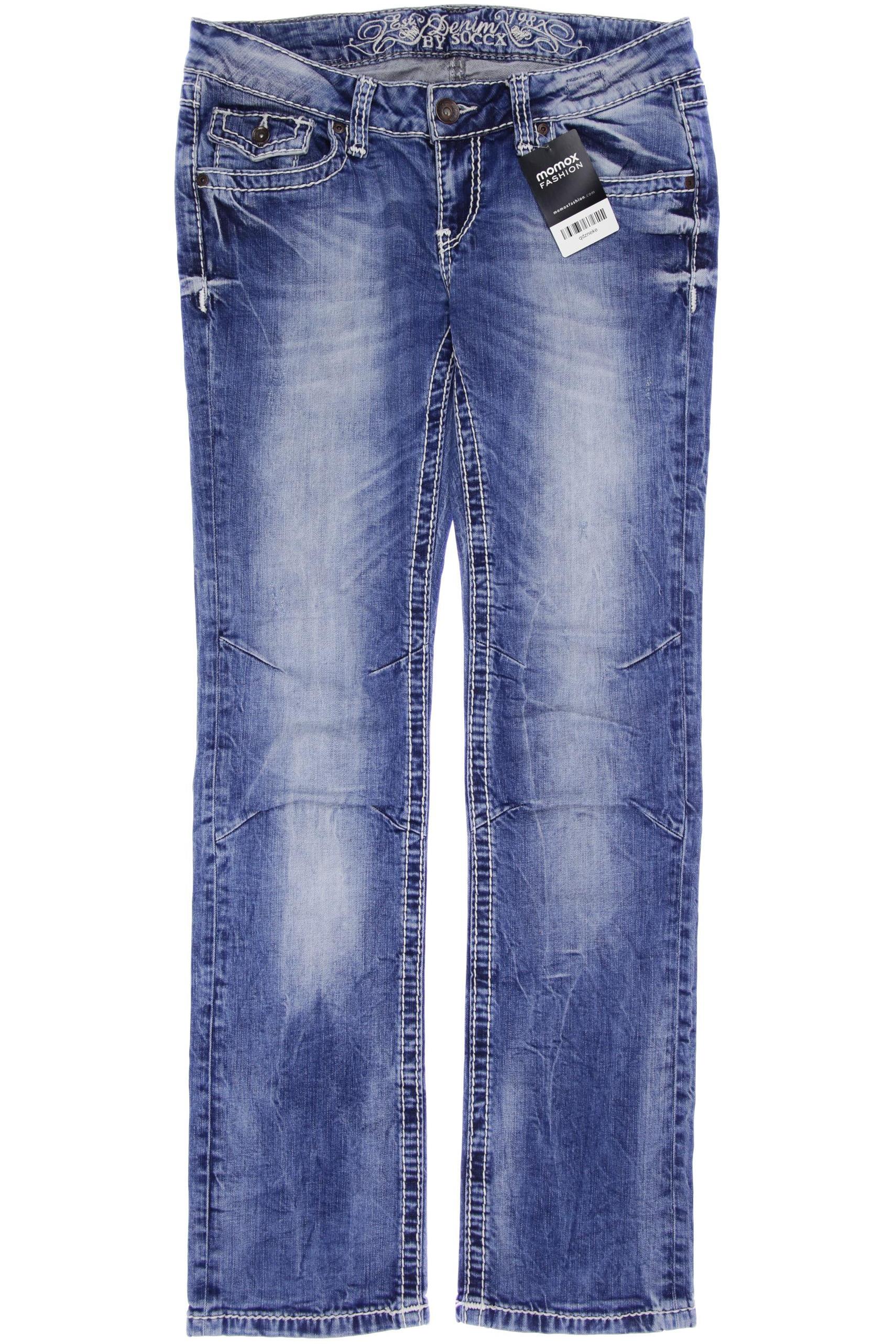 

Soccx Damen Jeans, blau, Gr. 30