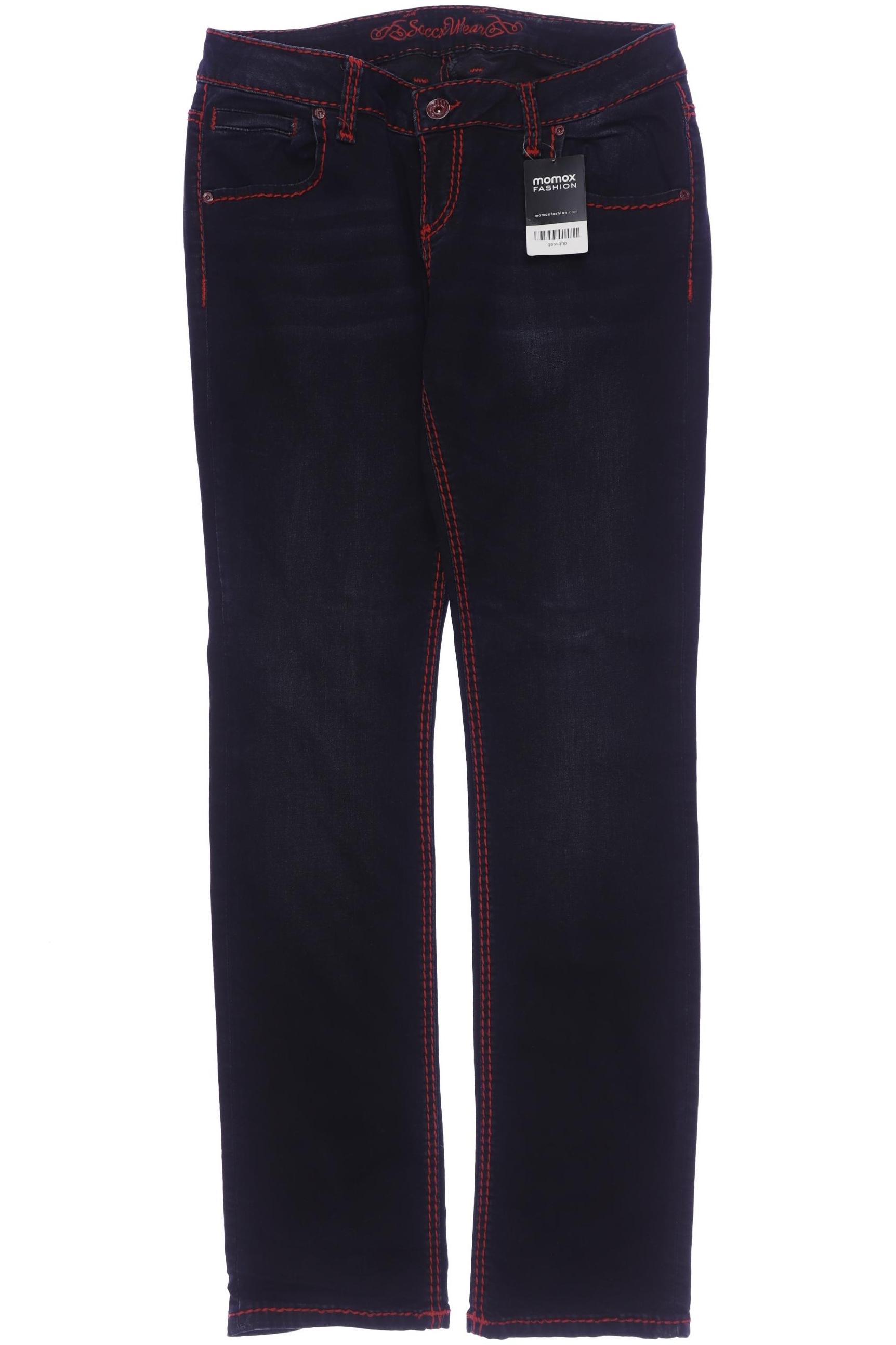 

Soccx Damen Jeans, marineblau, Gr. 32