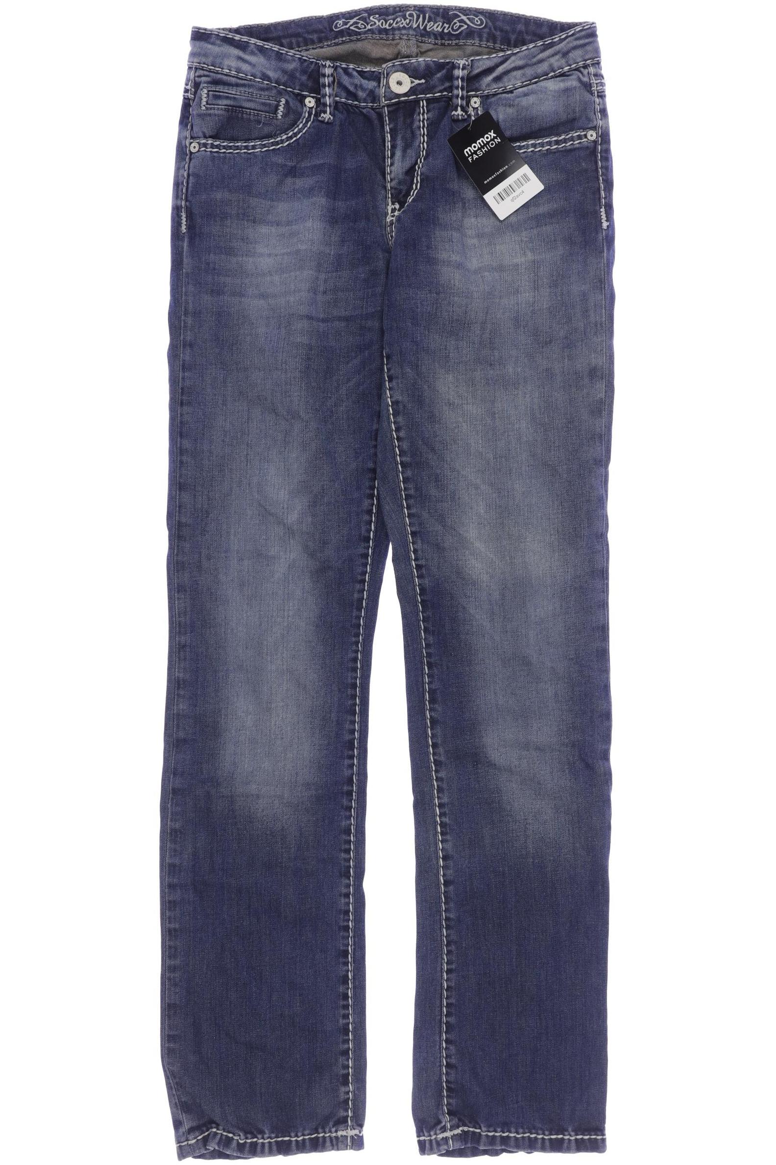 

Soccx Damen Jeans, blau, Gr. 29