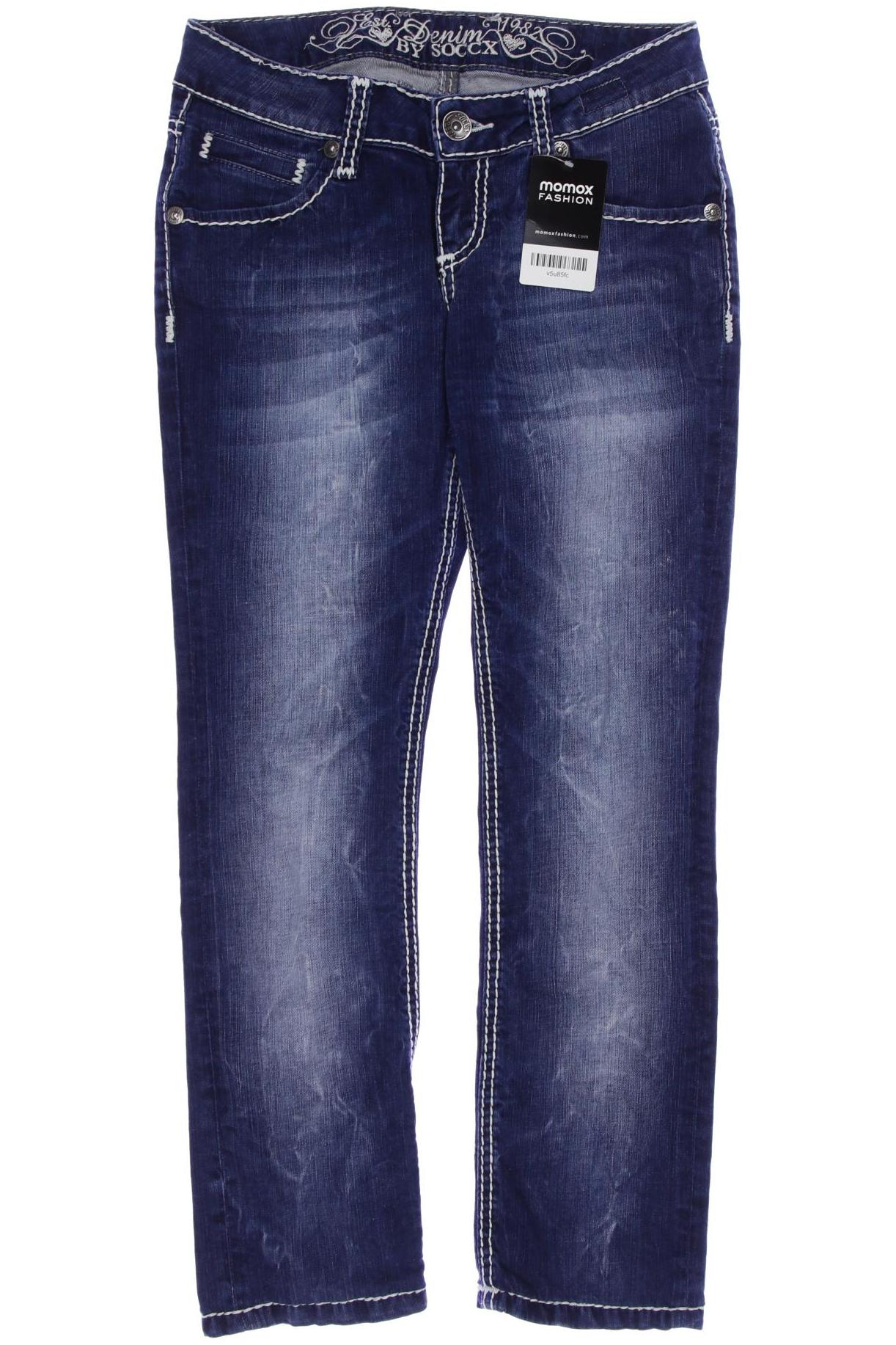 

Soccx Damen Jeans, blau, Gr. 27