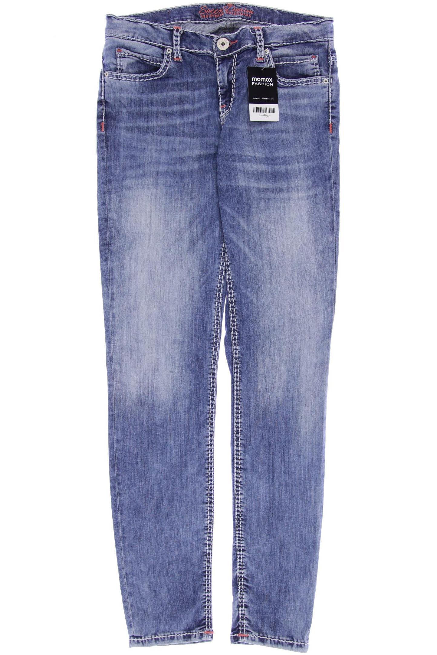 

SOCCX Damen Jeans, blau