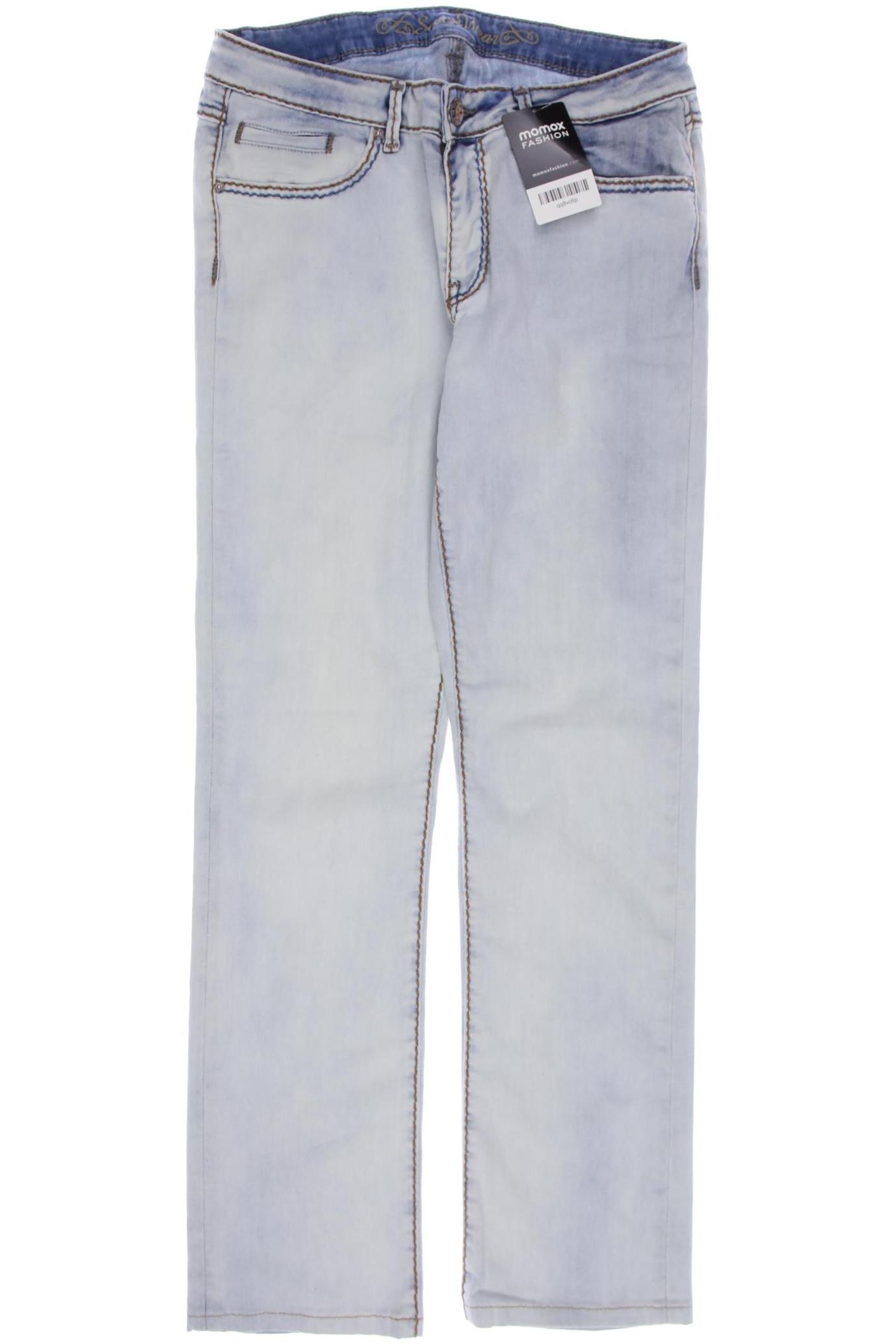 

SOCCX Damen Jeans, hellblau