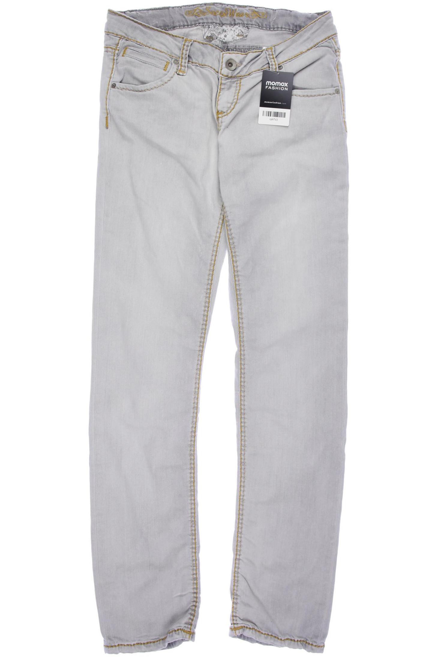 

Soccx Damen Jeans, grau, Gr. 30