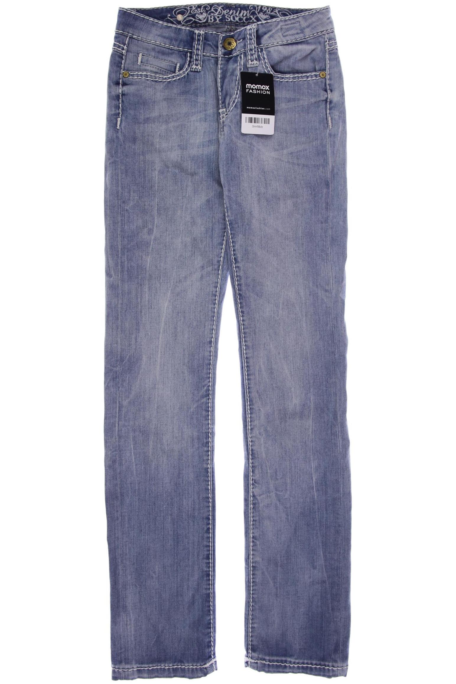 

SOCCX Damen Jeans, hellblau