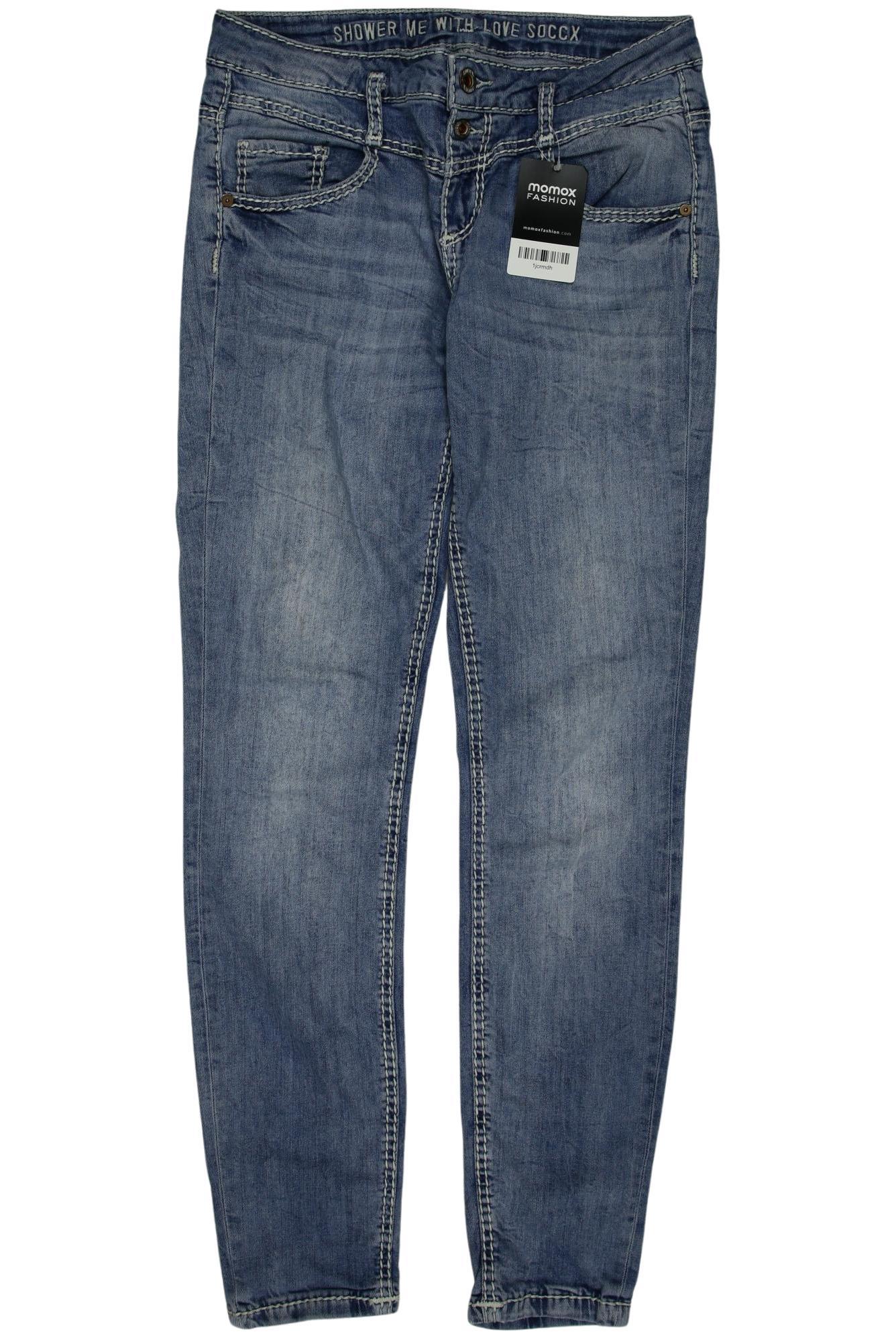 

Soccx Damen Jeans, blau, Gr. 28