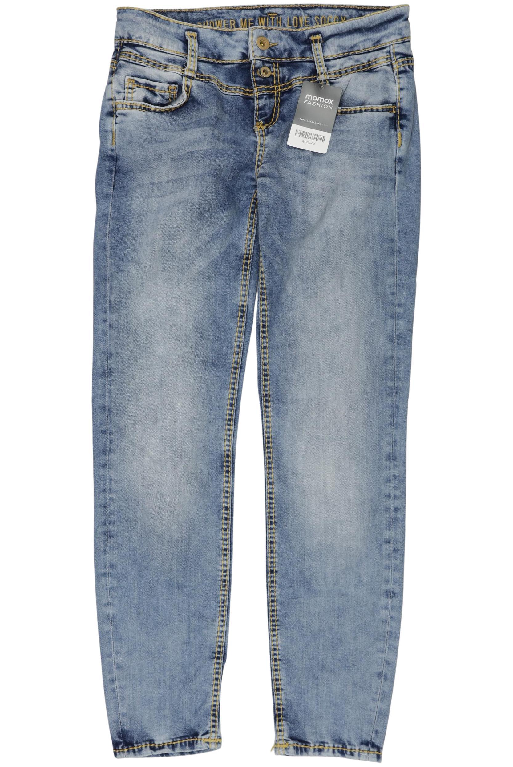 

Soccx Damen Jeans, blau, Gr. 28